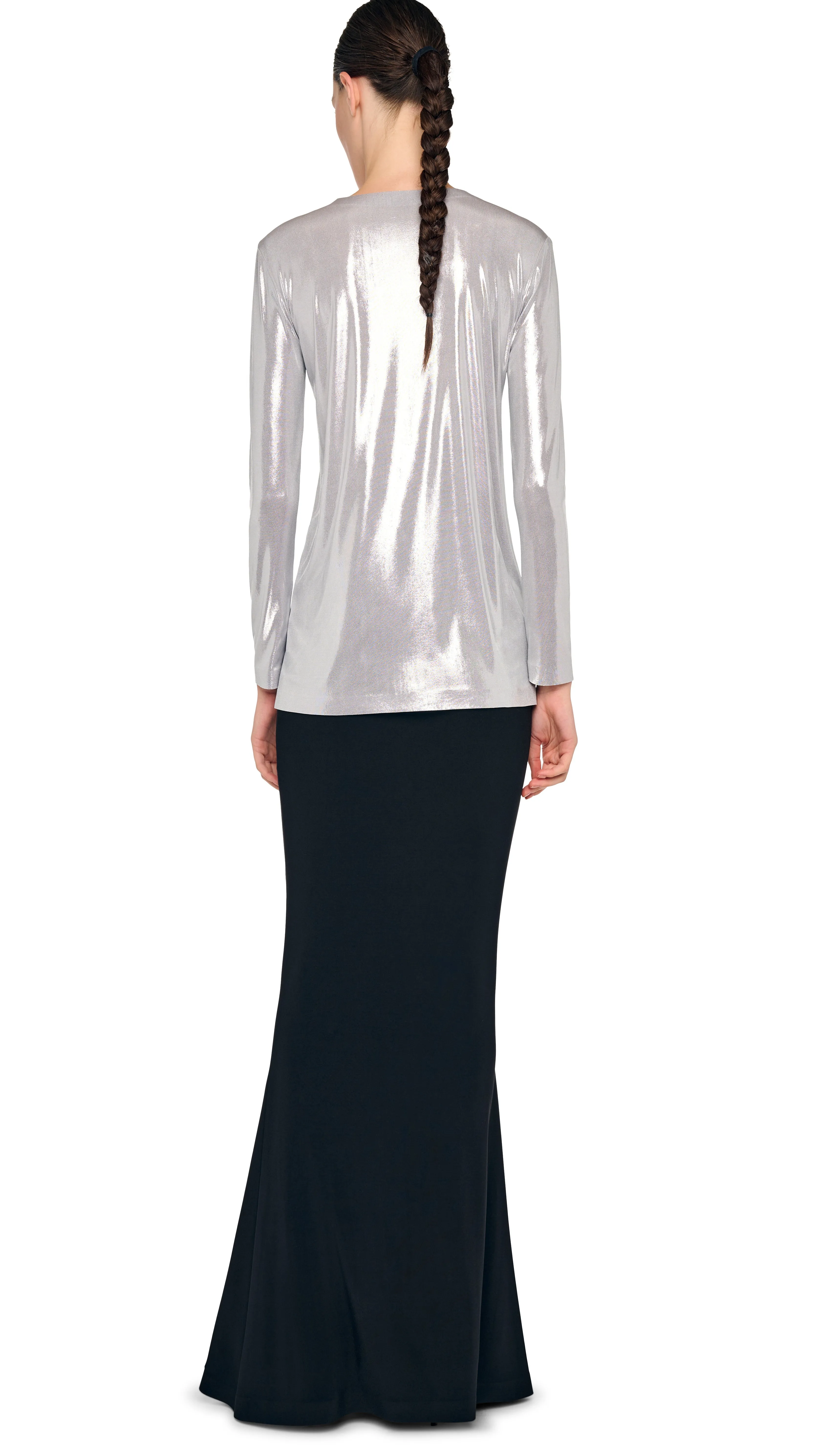 CLASSIC LONG SLEEVE T sold by Norma Kamali product image thumbnail 3