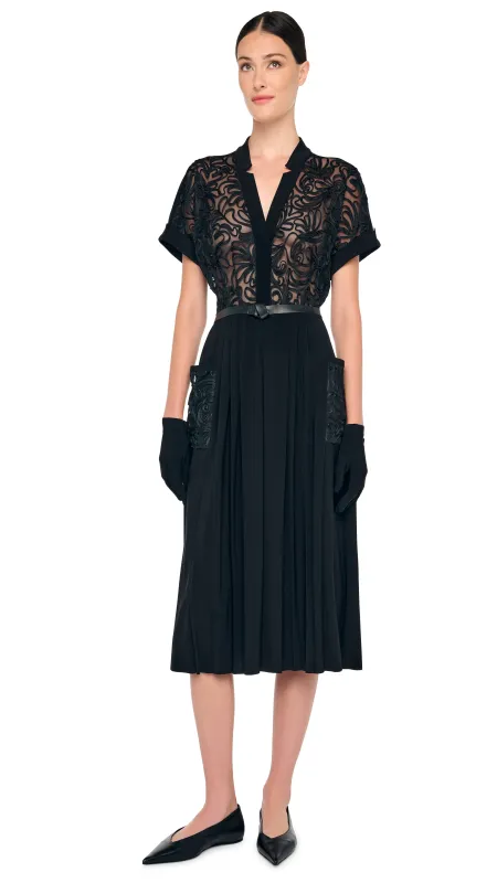 GERALYN SHORT SLEEVE DRESS sold by Norma Kamali