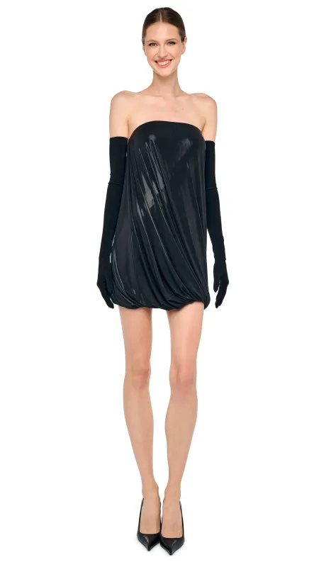 STRAPLESS TWIST MINI DRESS made by Sweats