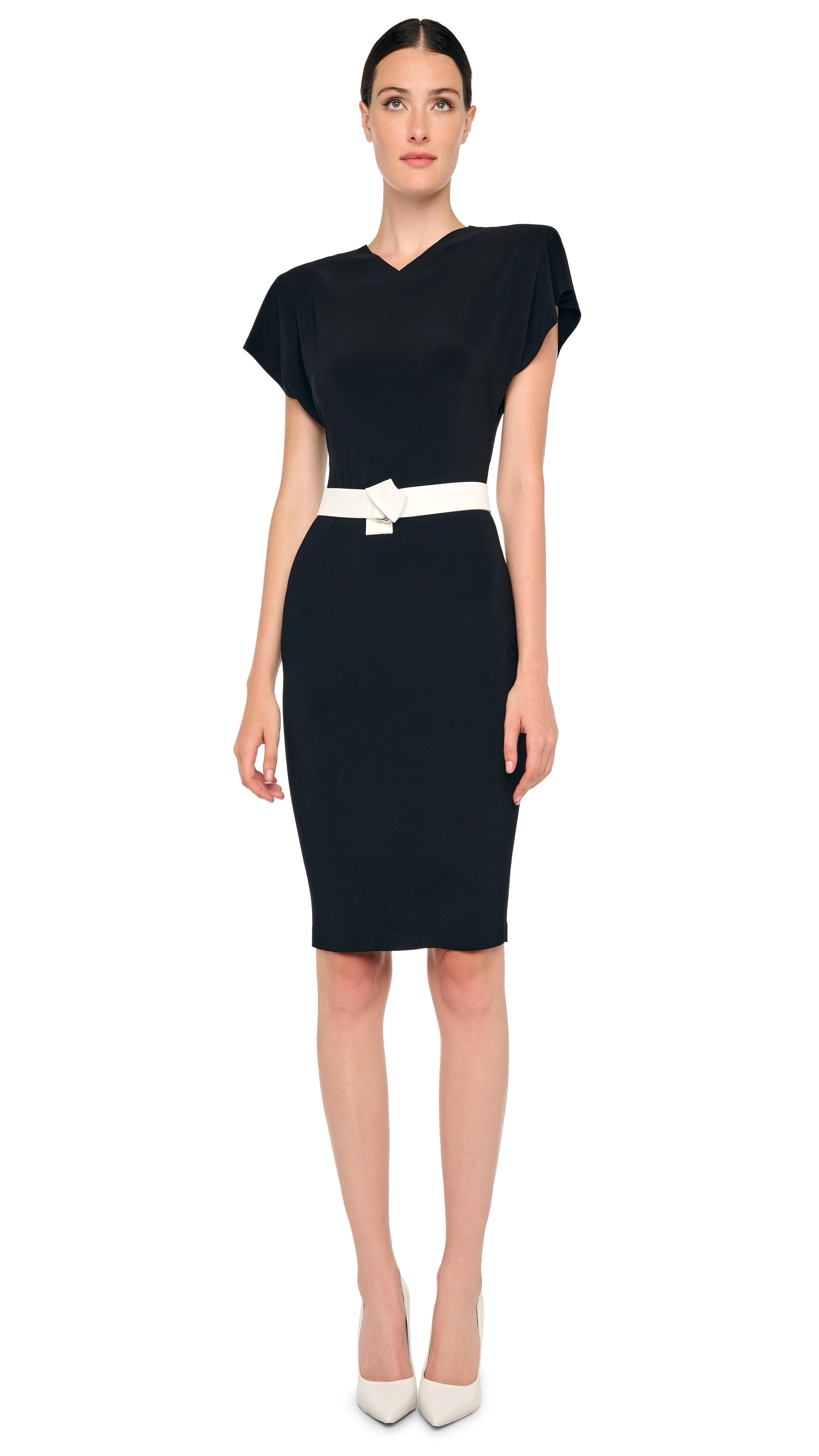 CAP SLEEVE SHOULDER PAD DRESS sold by Norma Kamali