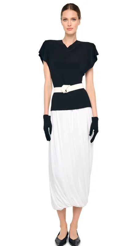 CAP SLEEVE SHOULDER PAD TOP sold by Norma Kamali