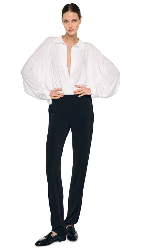 FLAT FRONT MENS PANT made by Norma Kamali