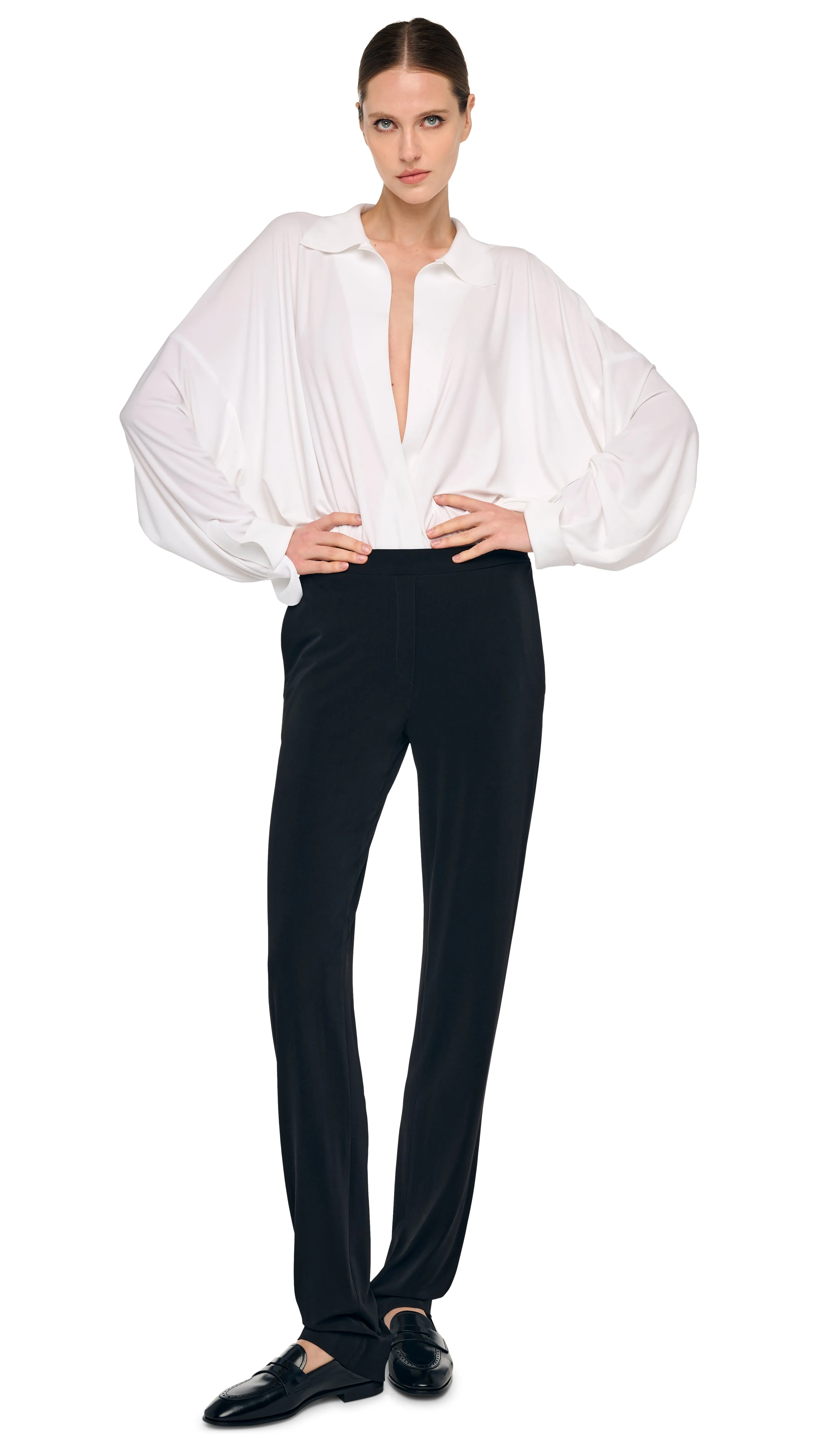 FLAT FRONT MENS PANT sold by Norma Kamali