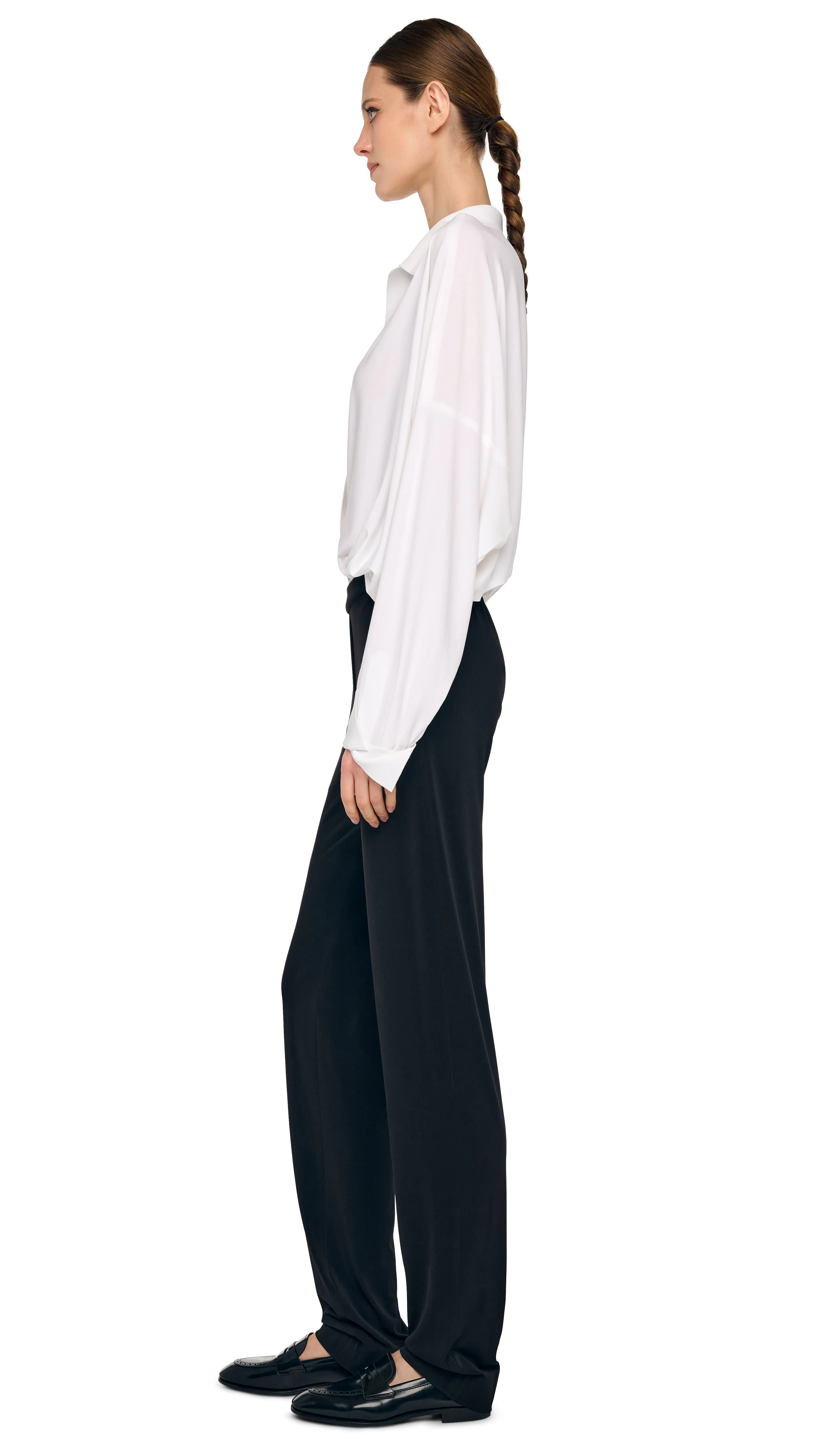 FLAT FRONT MENS PANT sold by Norma Kamali product image thumbnail 2