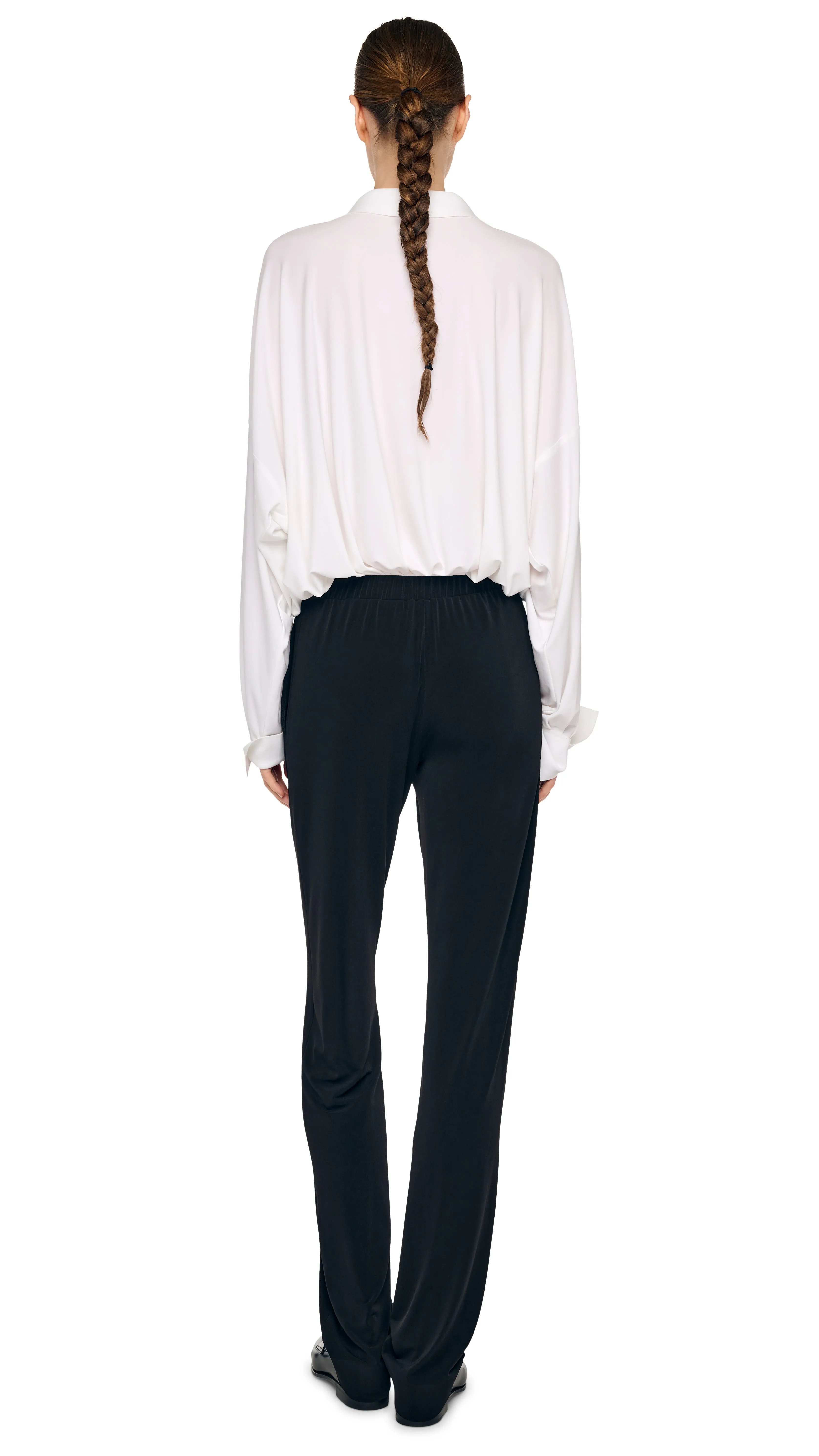 FLAT FRONT MENS PANT sold by Norma Kamali product image thumbnail 3