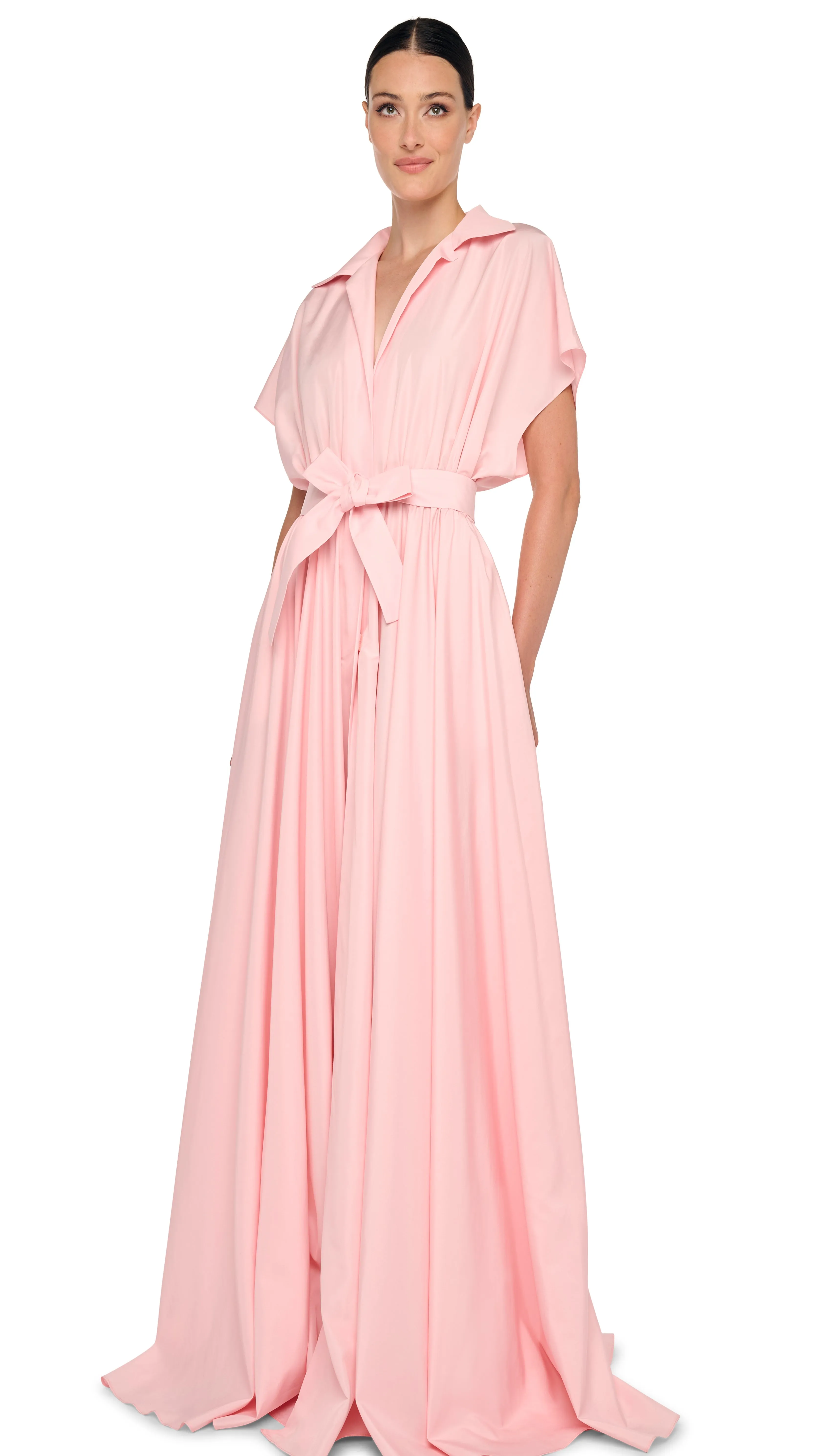 SUPER OS SLEEVELESS BF NK SHIRT FLARED GOWN sold by Norma Kamali