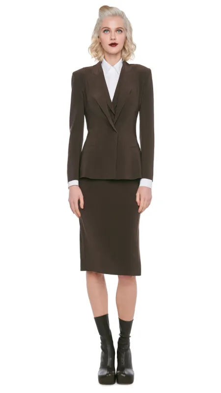 SINGLE BREASTED BOY FIT JACKET sold by Norma Kamali