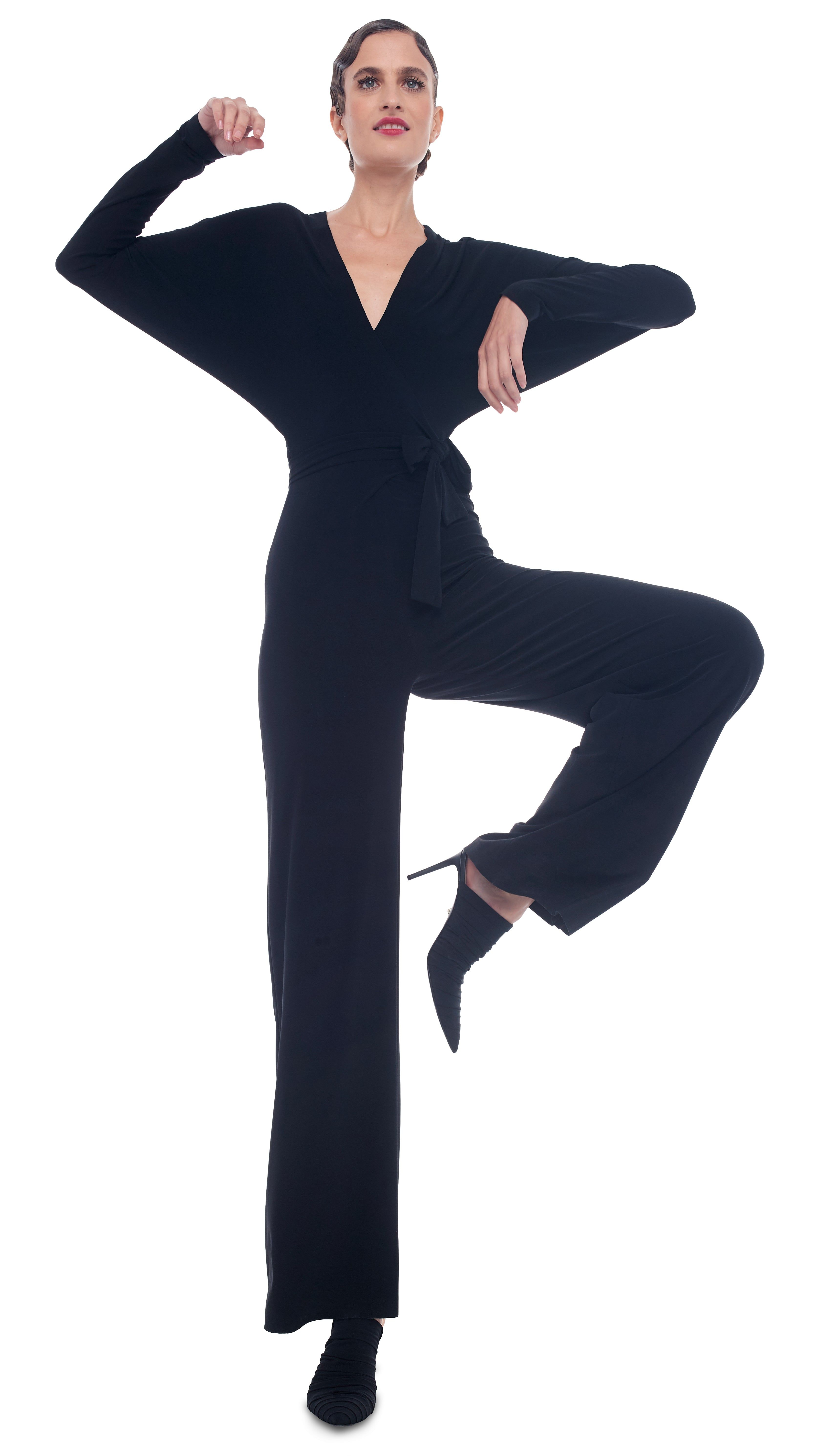 DOLMAN WRAP JUMPSUIT sold by Norma Kamali product image thumbnail 4