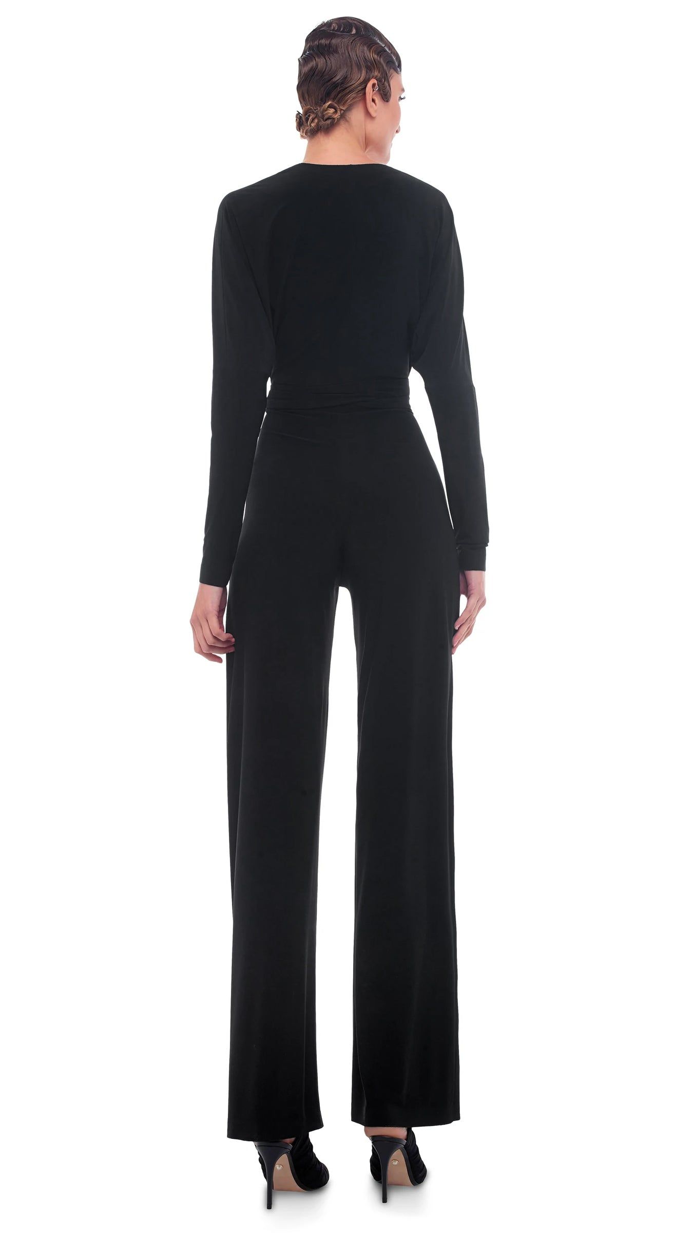 DOLMAN WRAP JUMPSUIT sold by Norma Kamali product image thumbnail 3