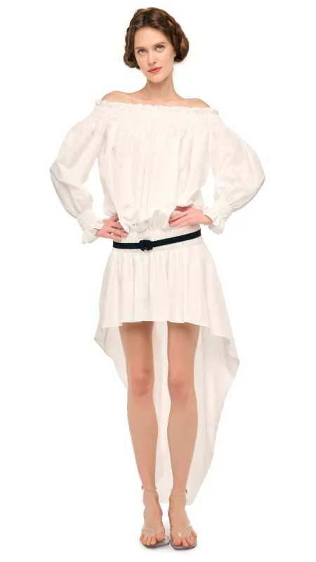 LONG SLEEVE PEASANT HI LOW DRESS made by Sweats