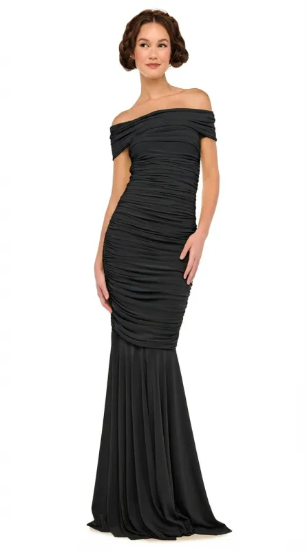 SLEEVELESS COWL NECK SIDE SHIRRED FISHTAIL GOWN sold by Norma Kamali