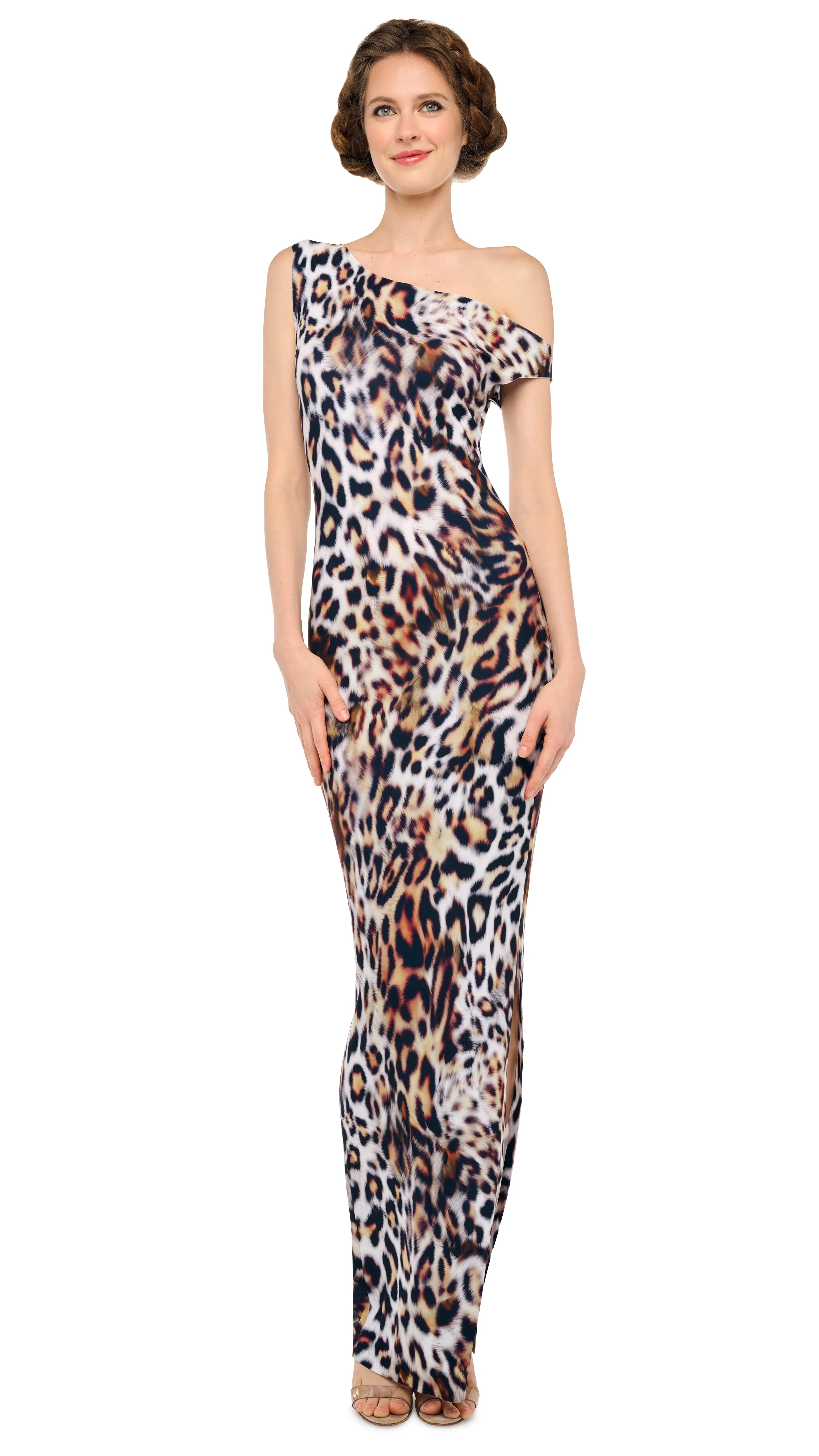 DROP SHOULDER FITTED GOWN sold by Norma Kamali product image thumbnail 4