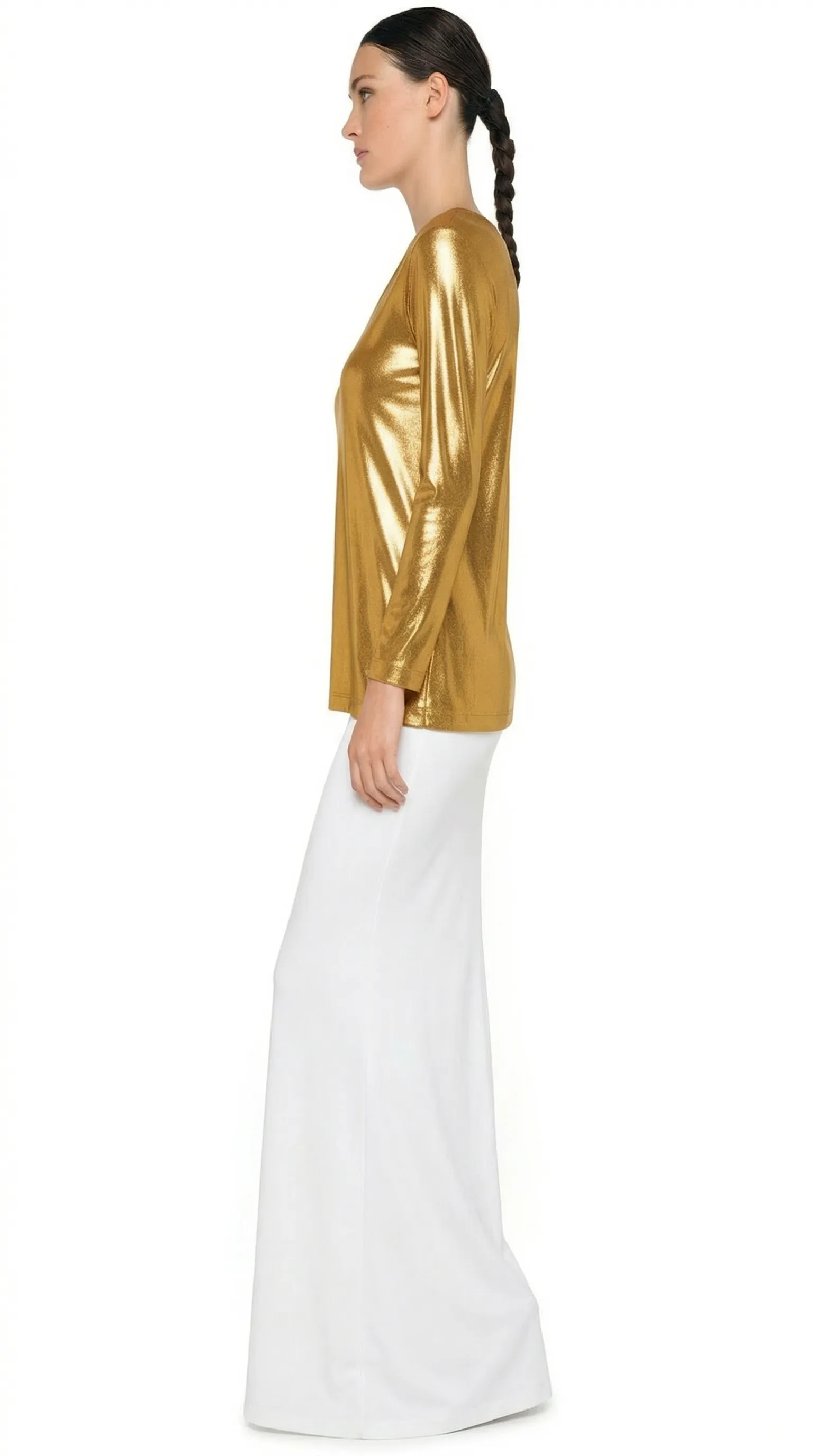 CLASSIC LONG SLEEVE T sold by Norma Kamali product image thumbnail 2