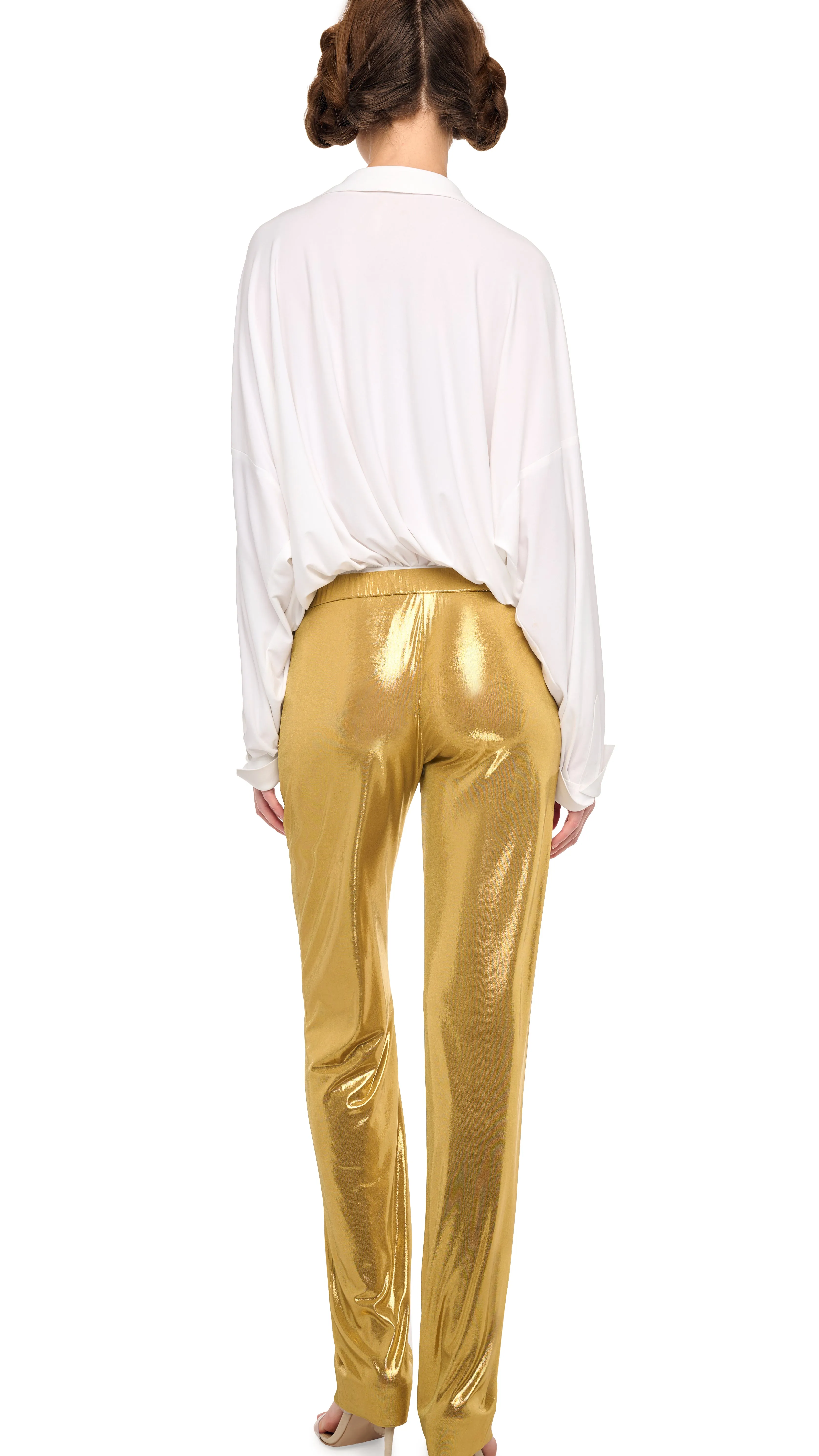 FLAT FRONT MENS PANT sold by Norma Kamali product image thumbnail 3