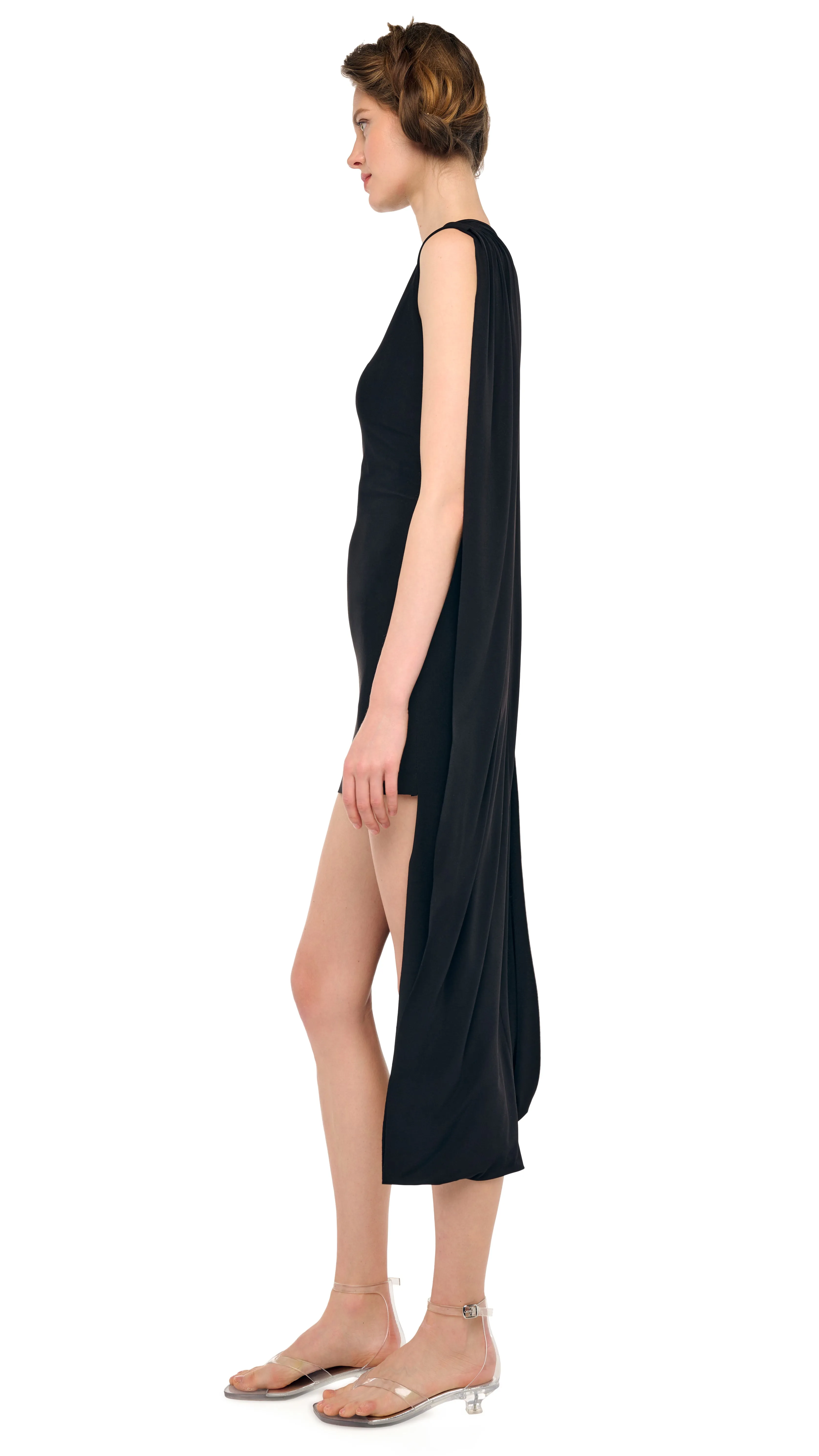 SLEEVELESS XL COCOON MINI DRESS sold by Norma Kamali product image thumbnail 3