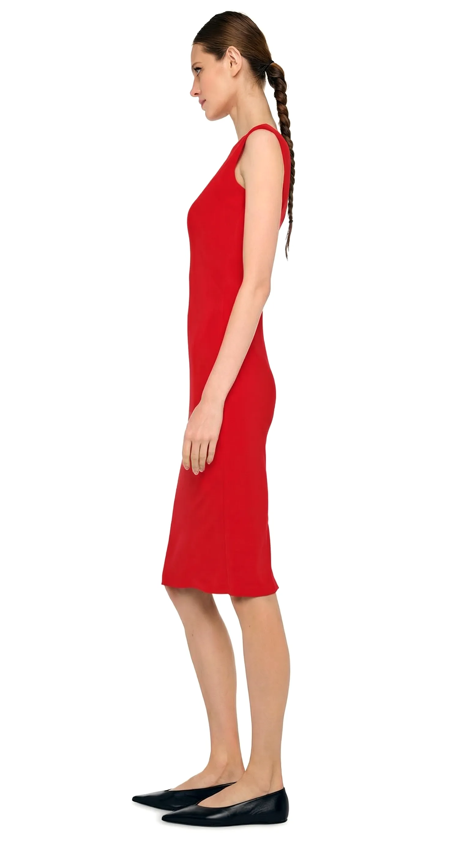 SLEEVELESS DRESS TO KNEE sold by Norma Kamali product image thumbnail 2