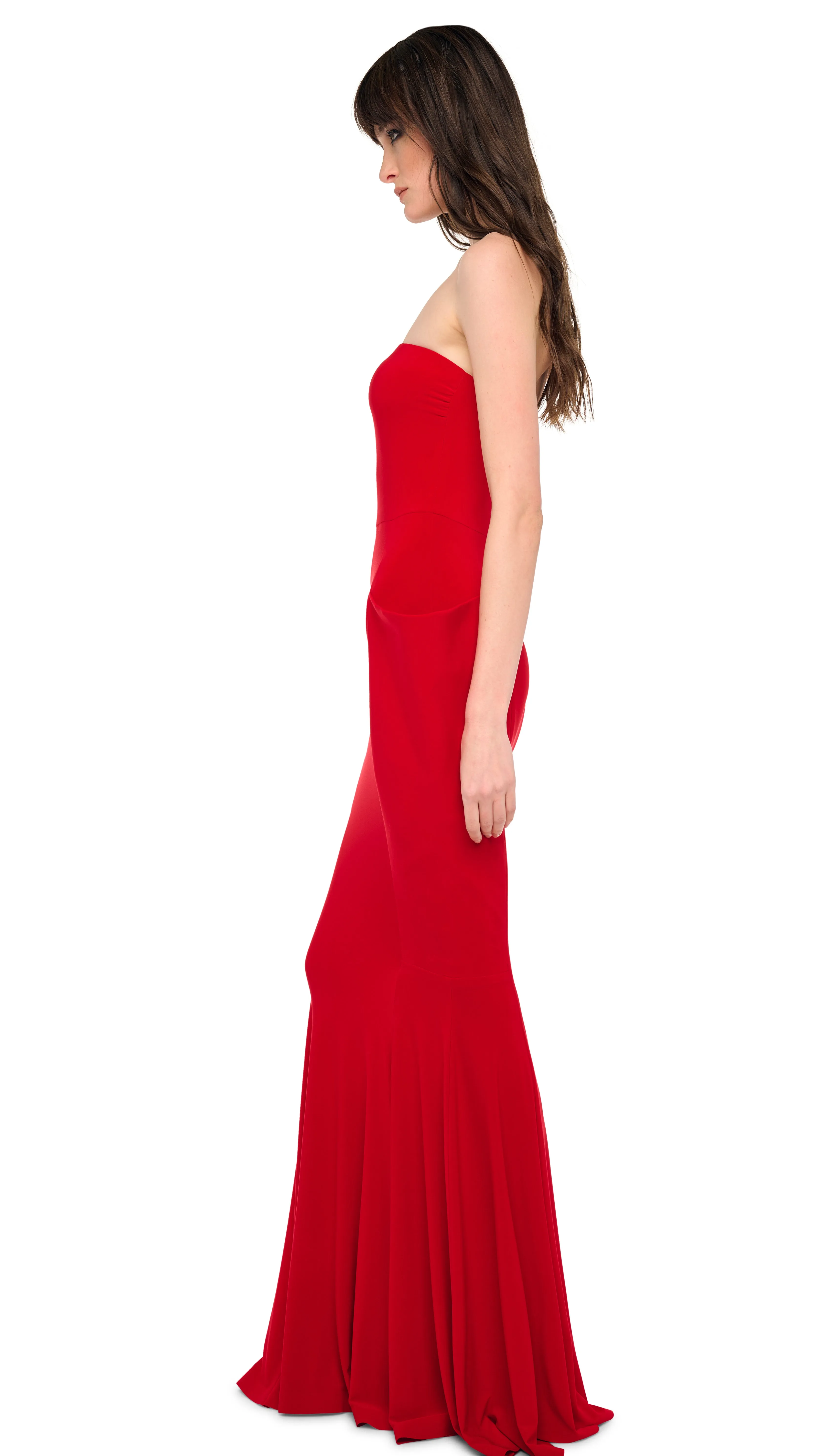 STRAPLESS WING FISHTAIL GOWN sold by Norma Kamali product image thumbnail 2