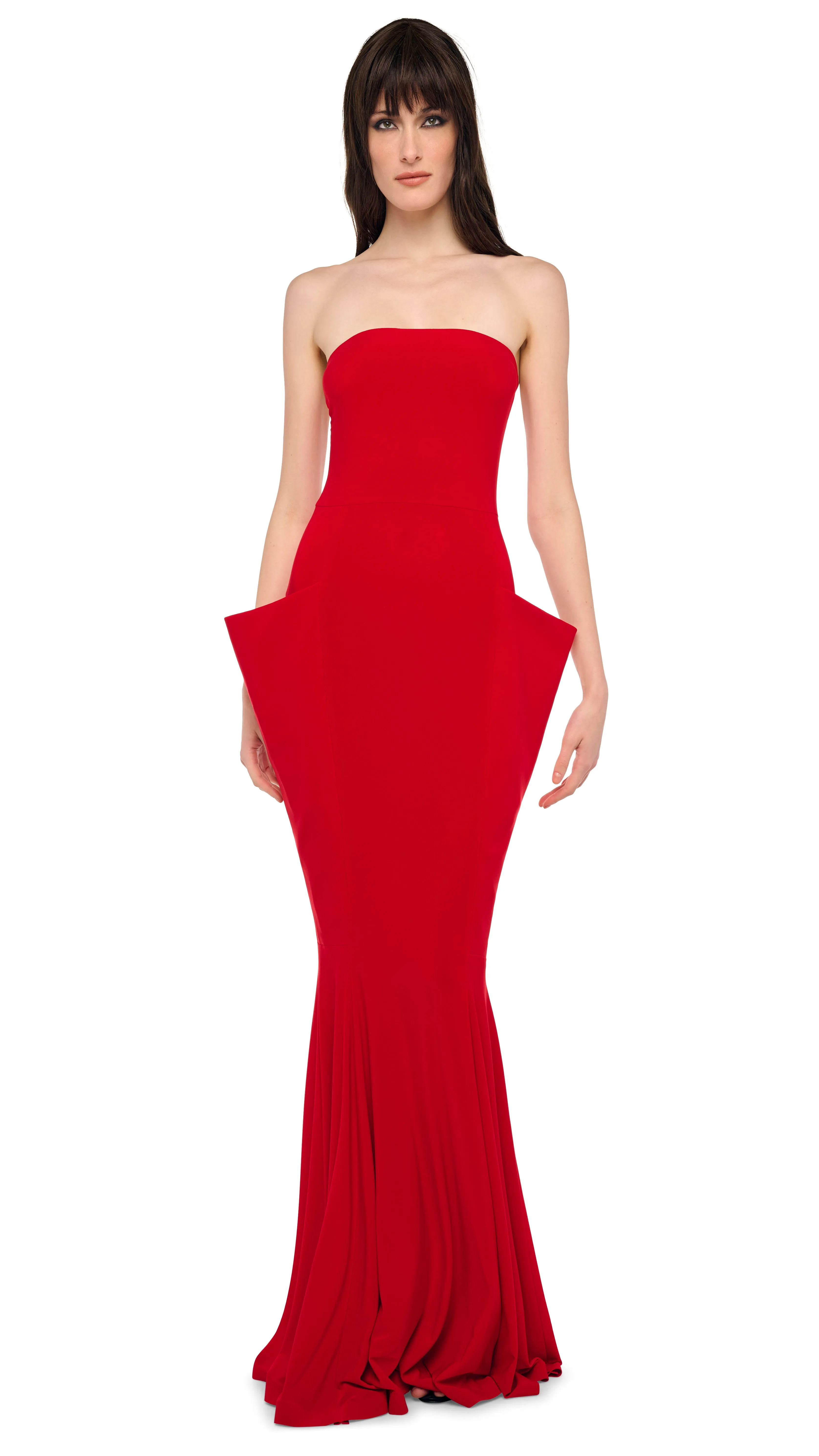STRAPLESS WING FISHTAIL GOWN sold by Norma Kamali product image thumbnail 4