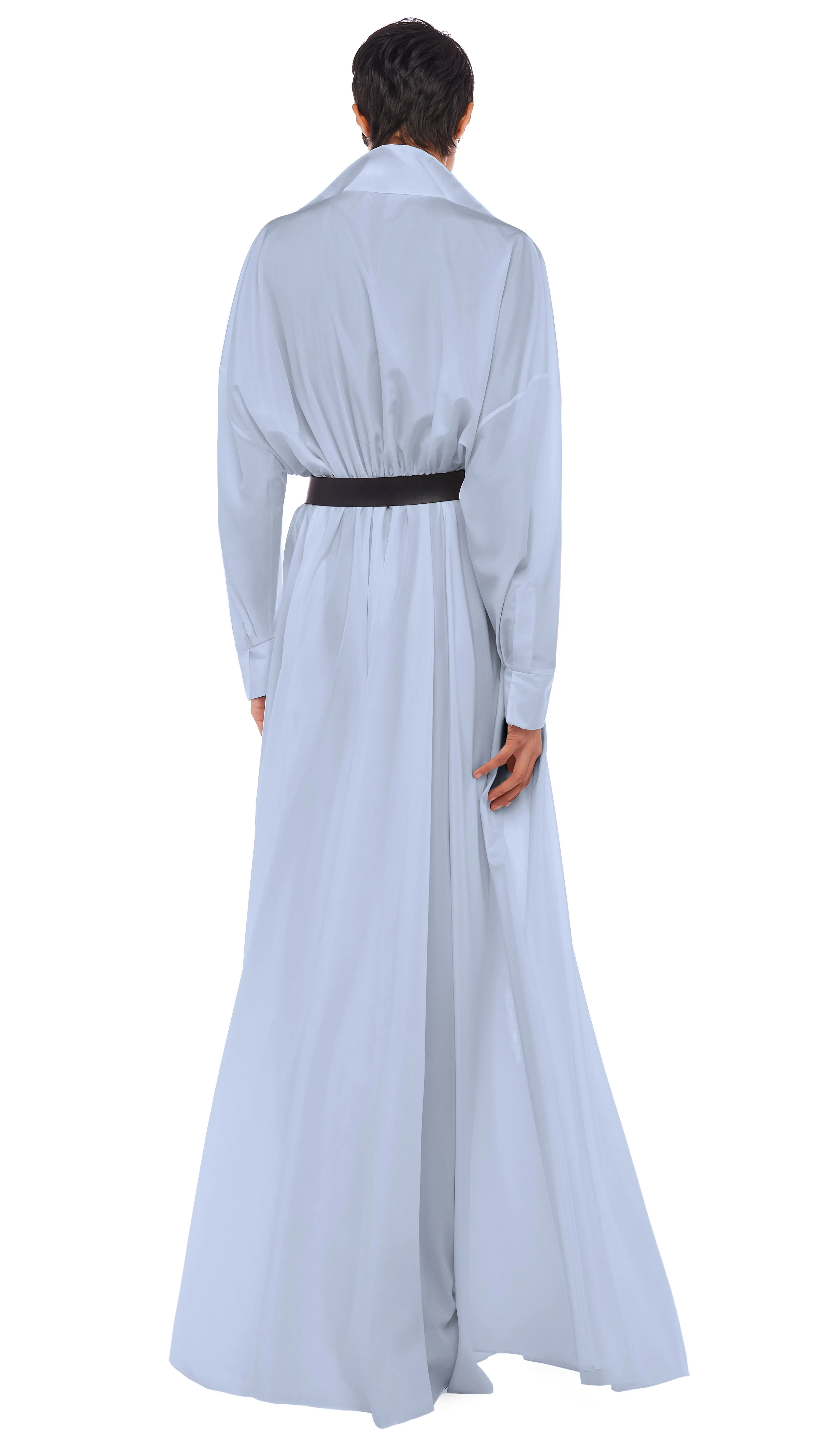 SUPER OS BF NK SHIRT FLARED GOWN sold by Norma Kamali product image thumbnail 3