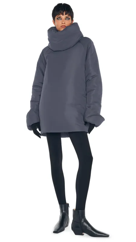 OS RAGLAN SLEEVE MINI DRESS W/ TUBE sold by Norma Kamali