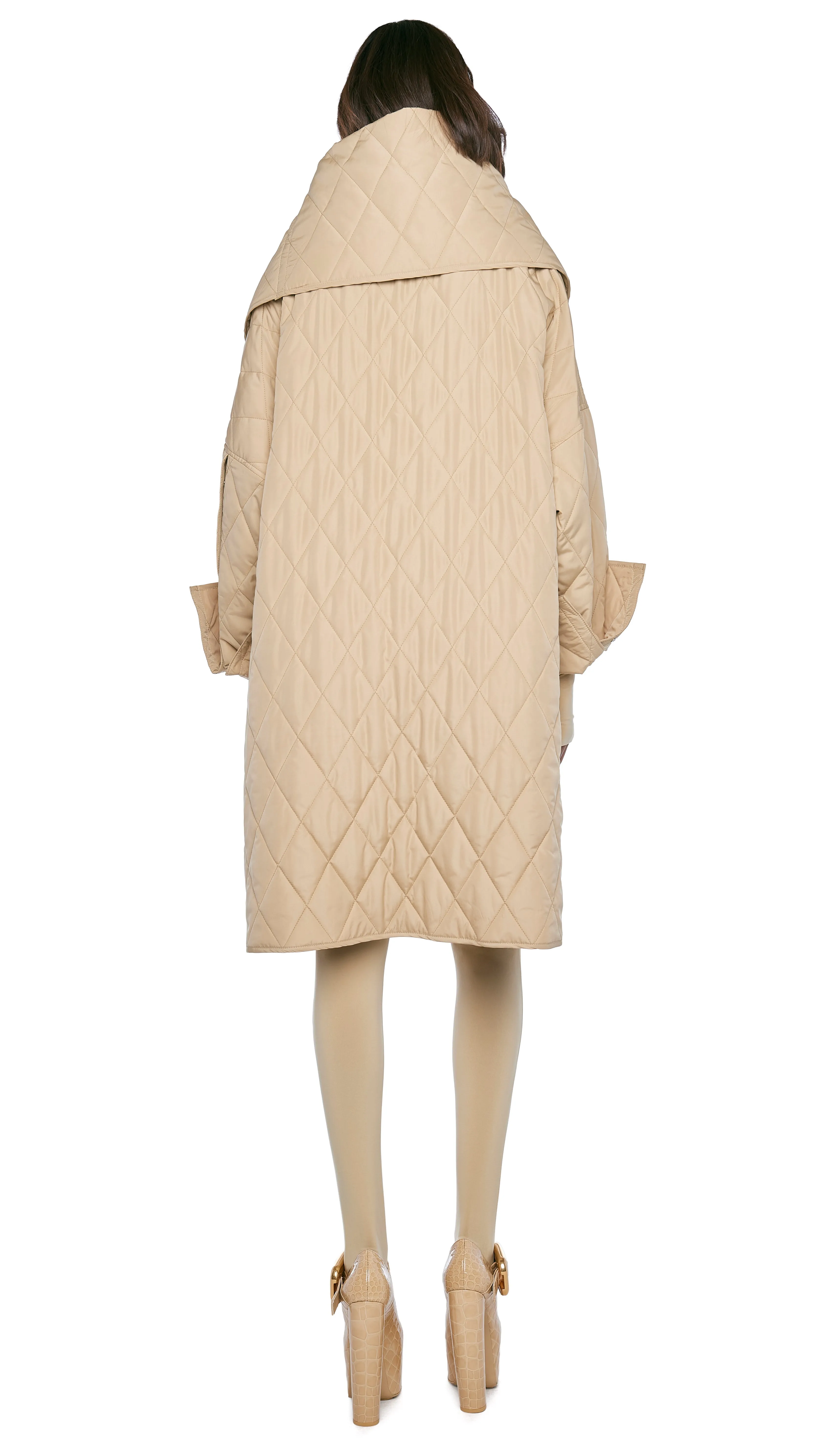 OVERSIZED SIDE SNAP JACKET sold by Norma Kamali product image thumbnail 3