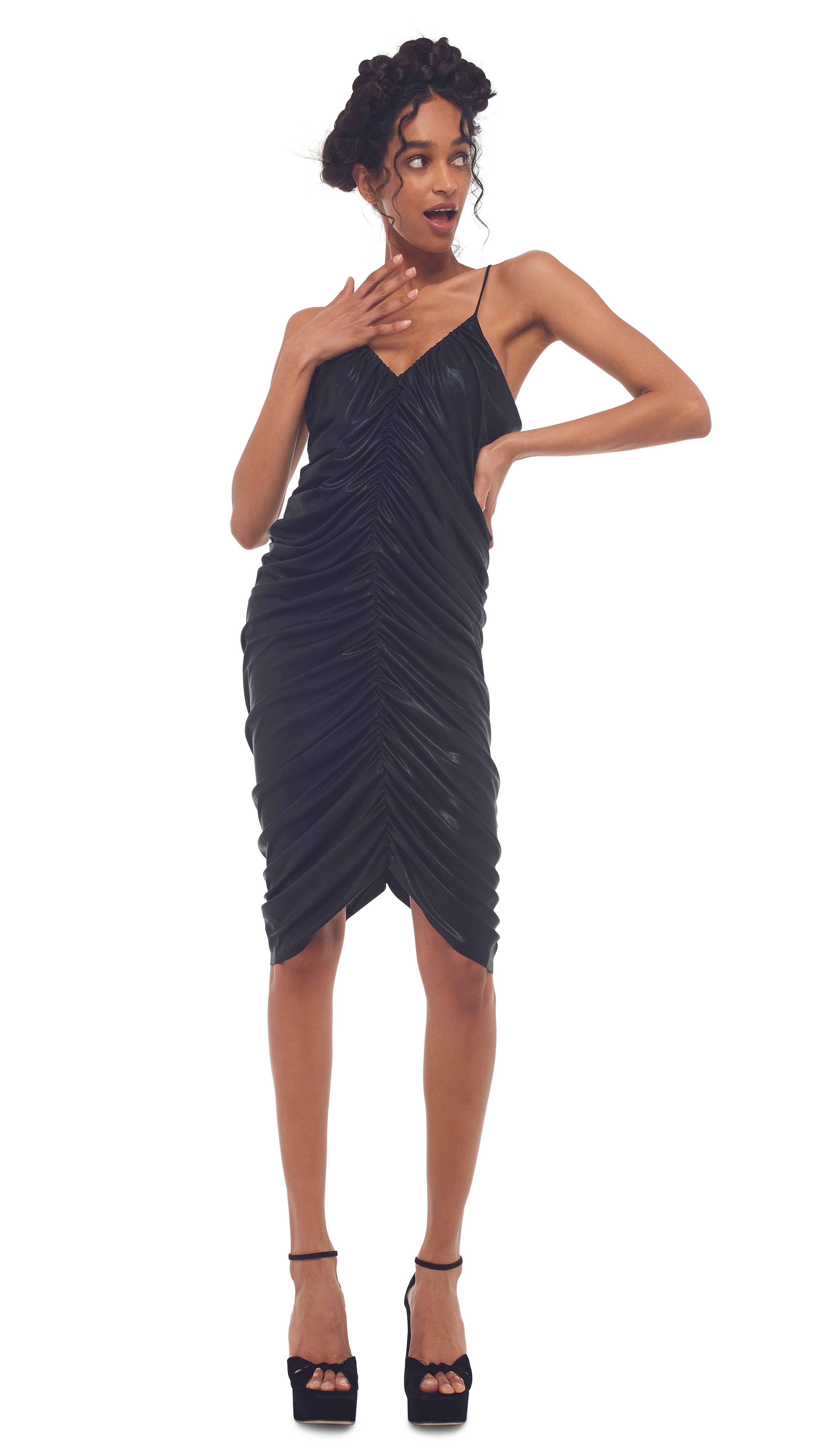 SLIP DIANA DRESS sold by Norma Kamali product image thumbnail 4