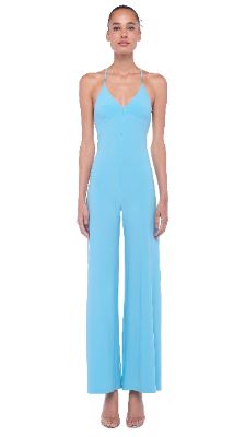LOW BACK SLIP JUMPSUIT sold by Norma Kamali
