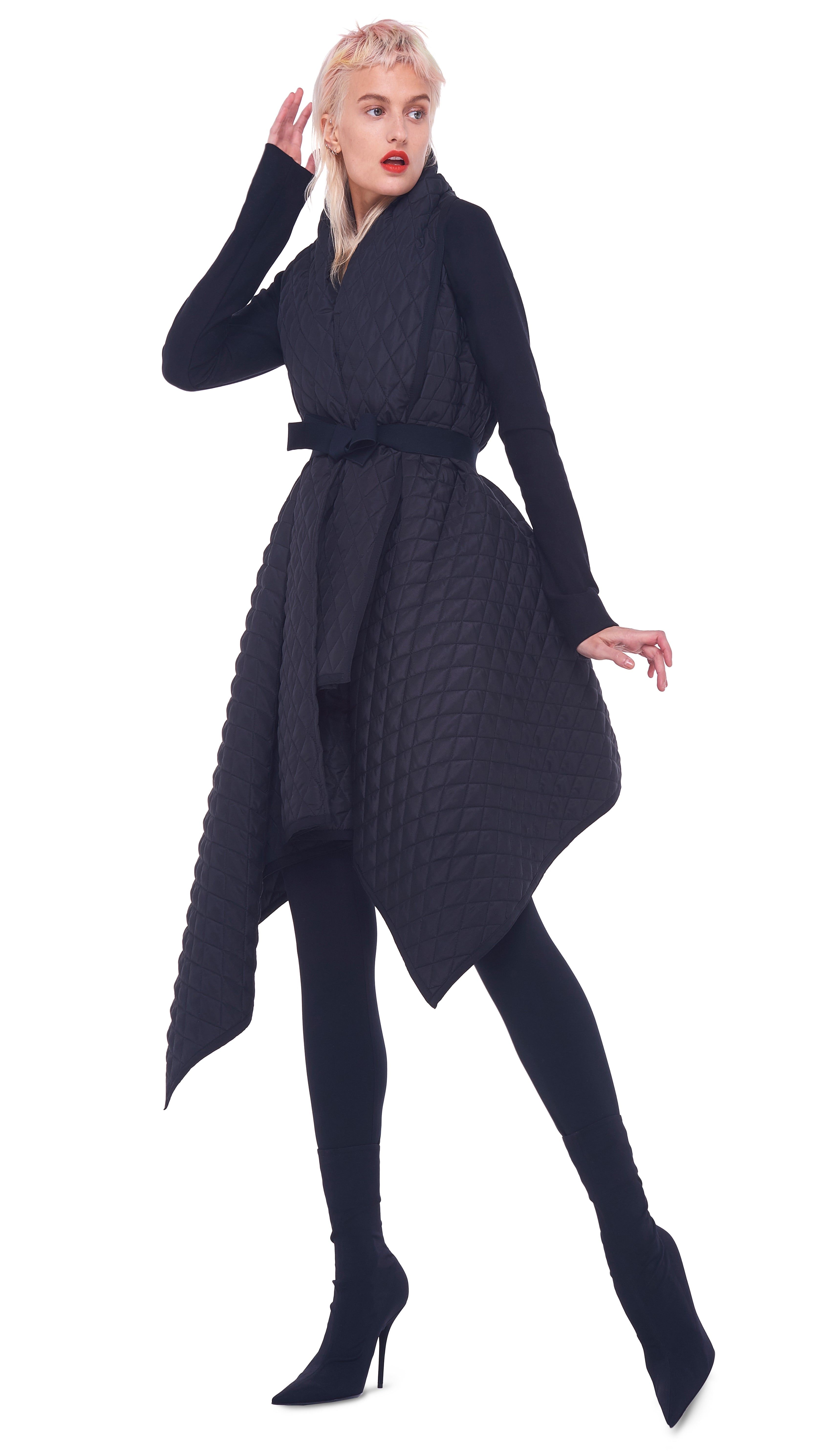 QUILTED BLANKET COAT sold by Norma Kamali product image thumbnail 7