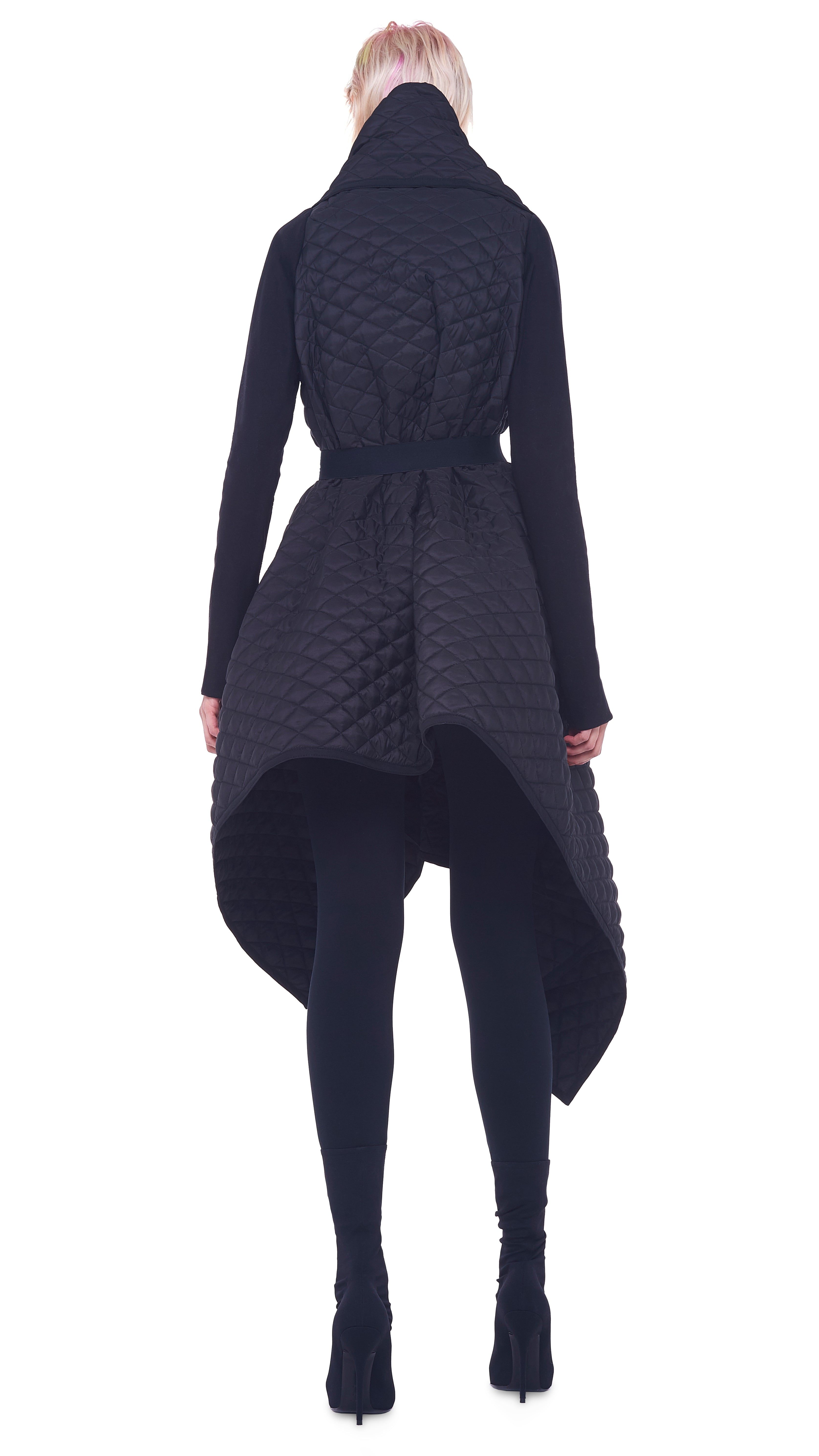 QUILTED BLANKET COAT sold by Norma Kamali product image thumbnail 3