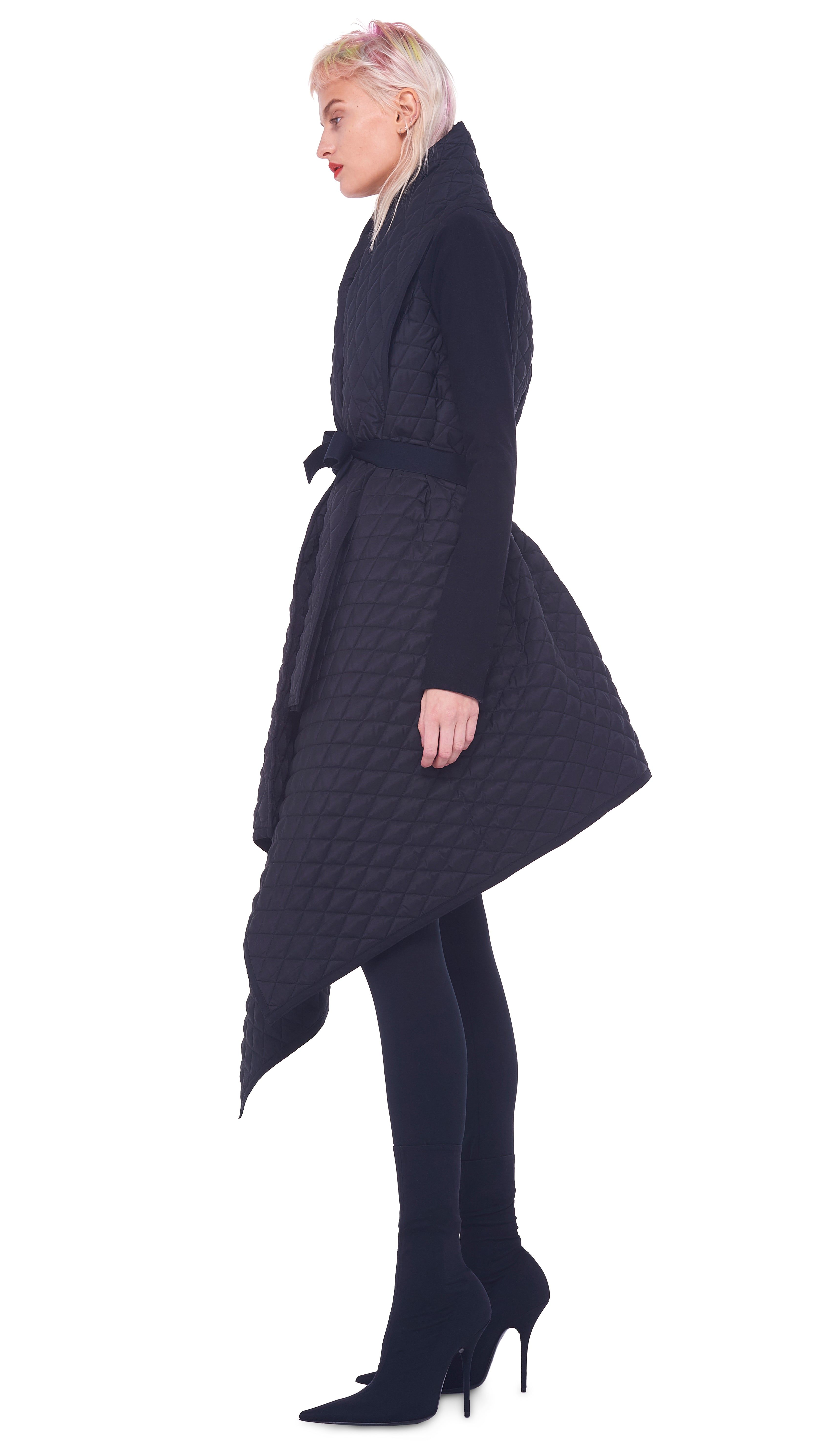 QUILTED BLANKET COAT sold by Norma Kamali product image thumbnail 2