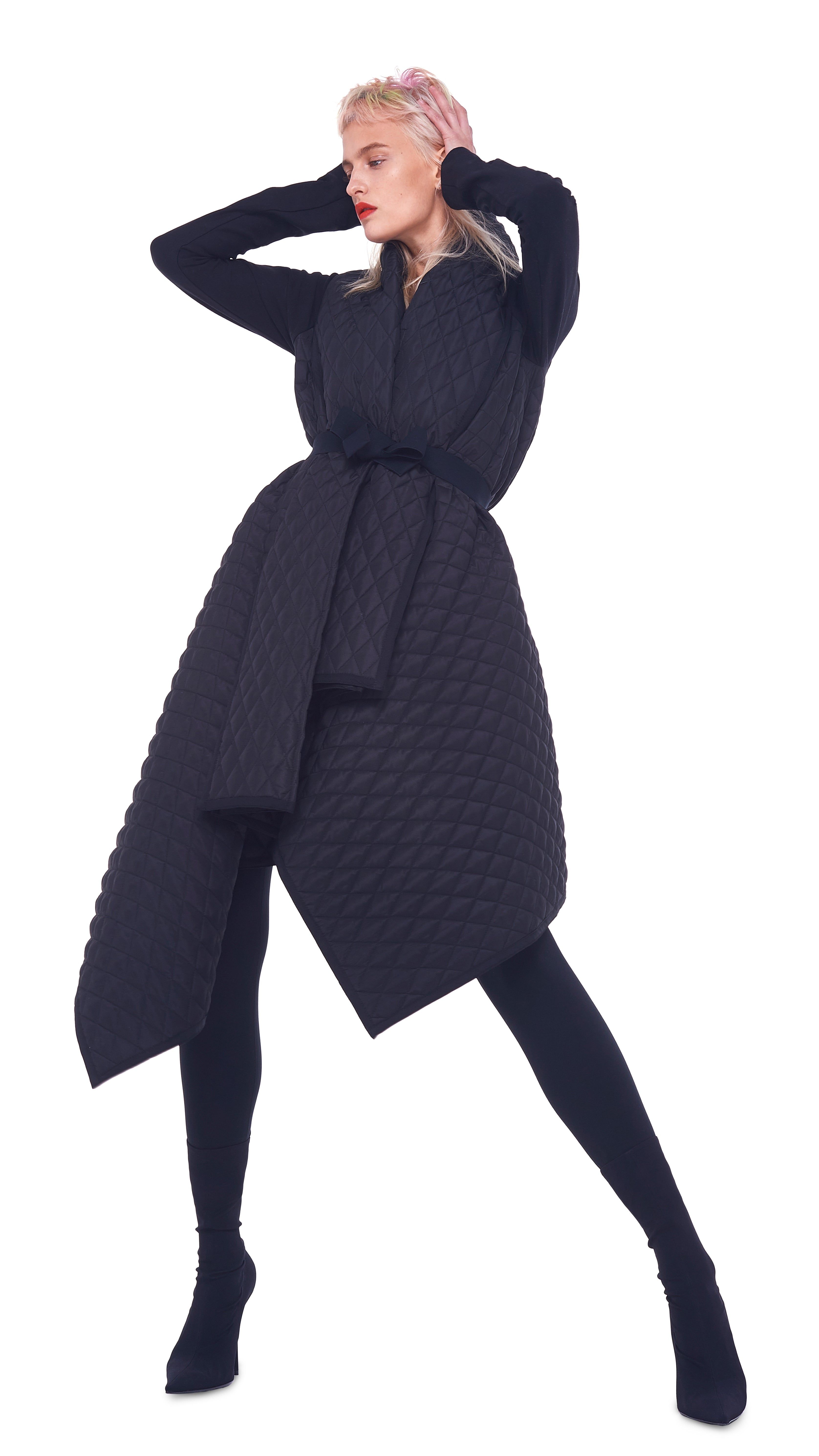 QUILTED BLANKET COAT sold by Norma Kamali product image thumbnail 6