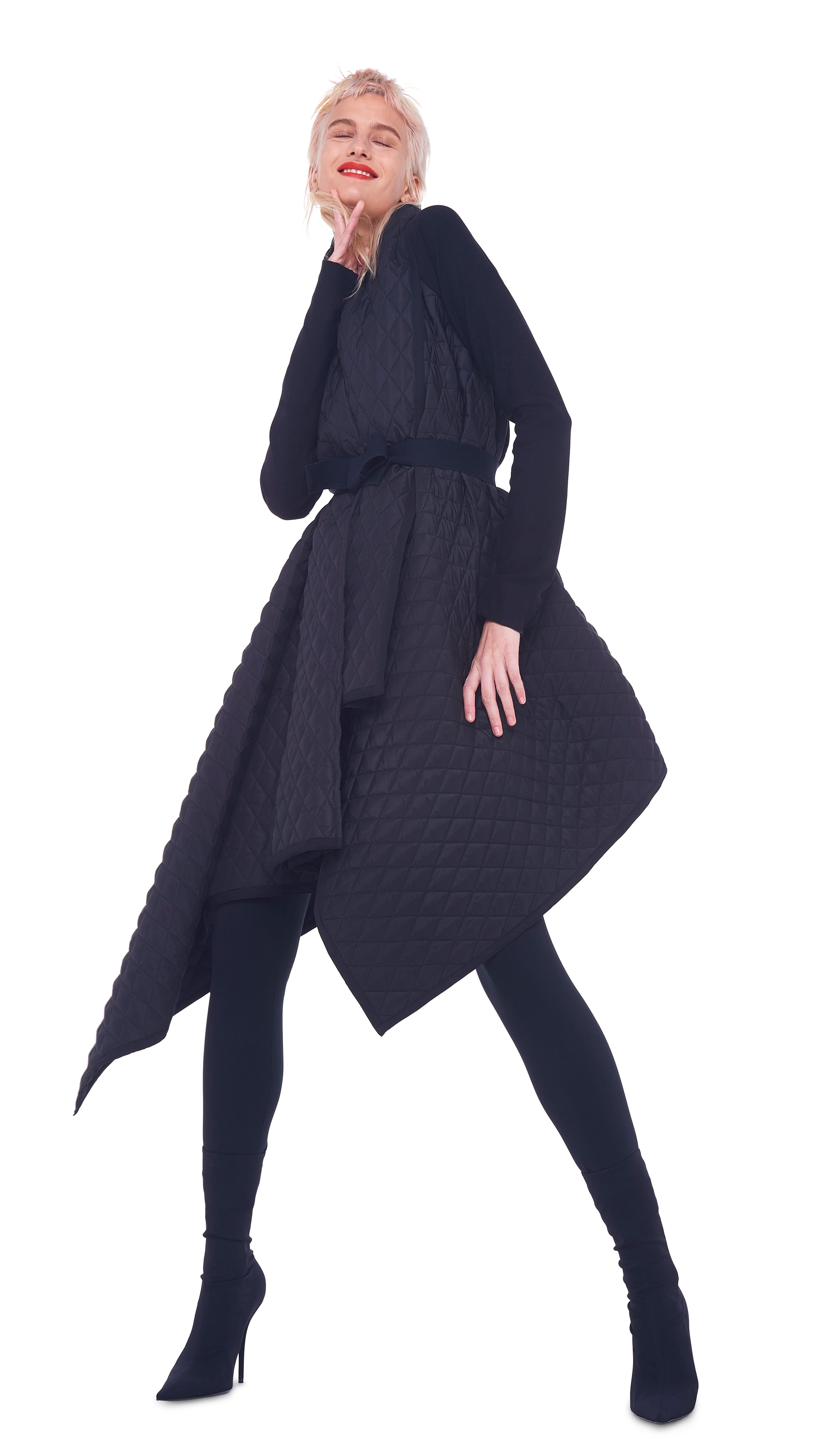 QUILTED BLANKET COAT sold by Norma Kamali product image thumbnail 8