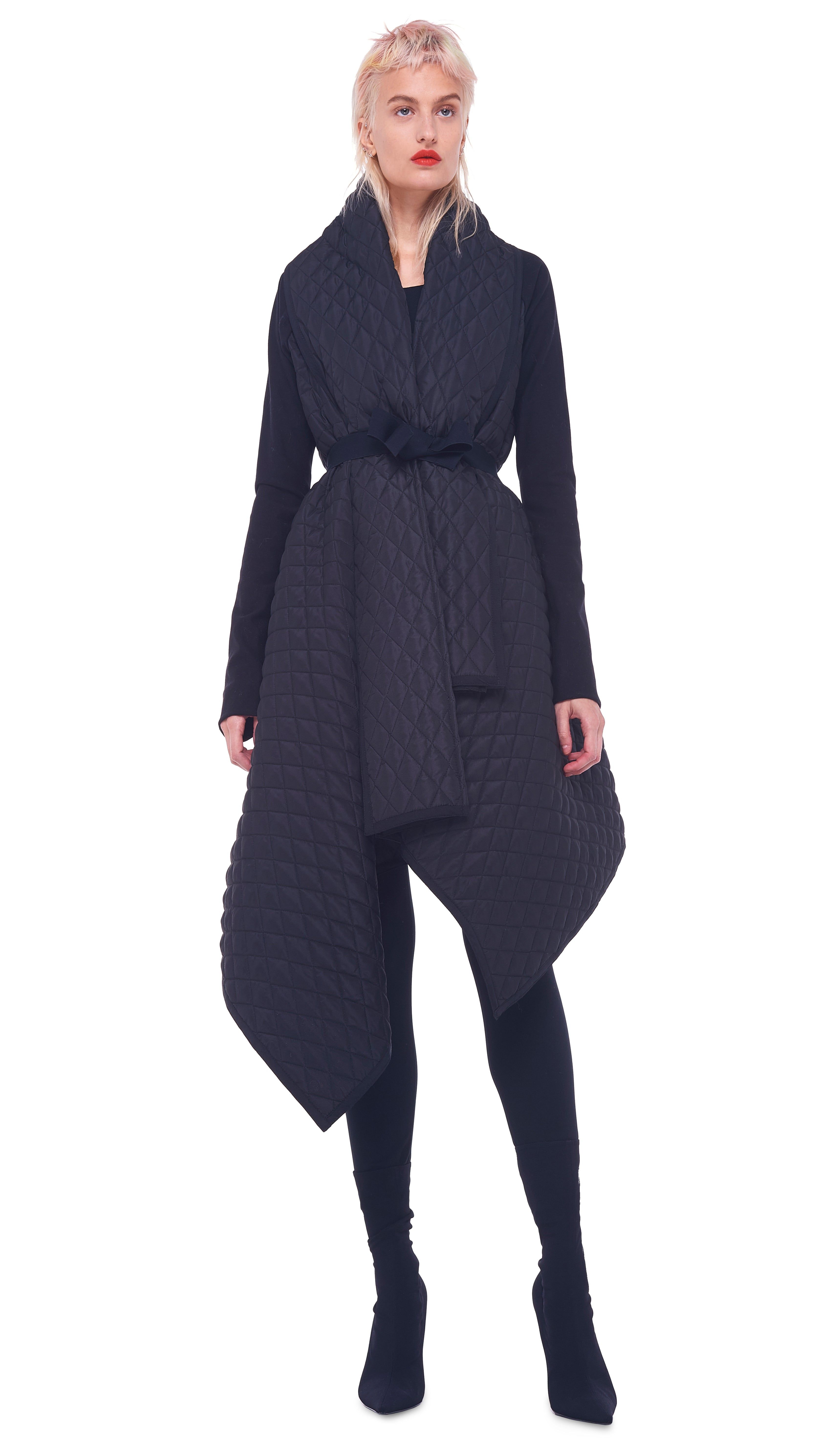 QUILTED BLANKET COAT sold by Norma Kamali