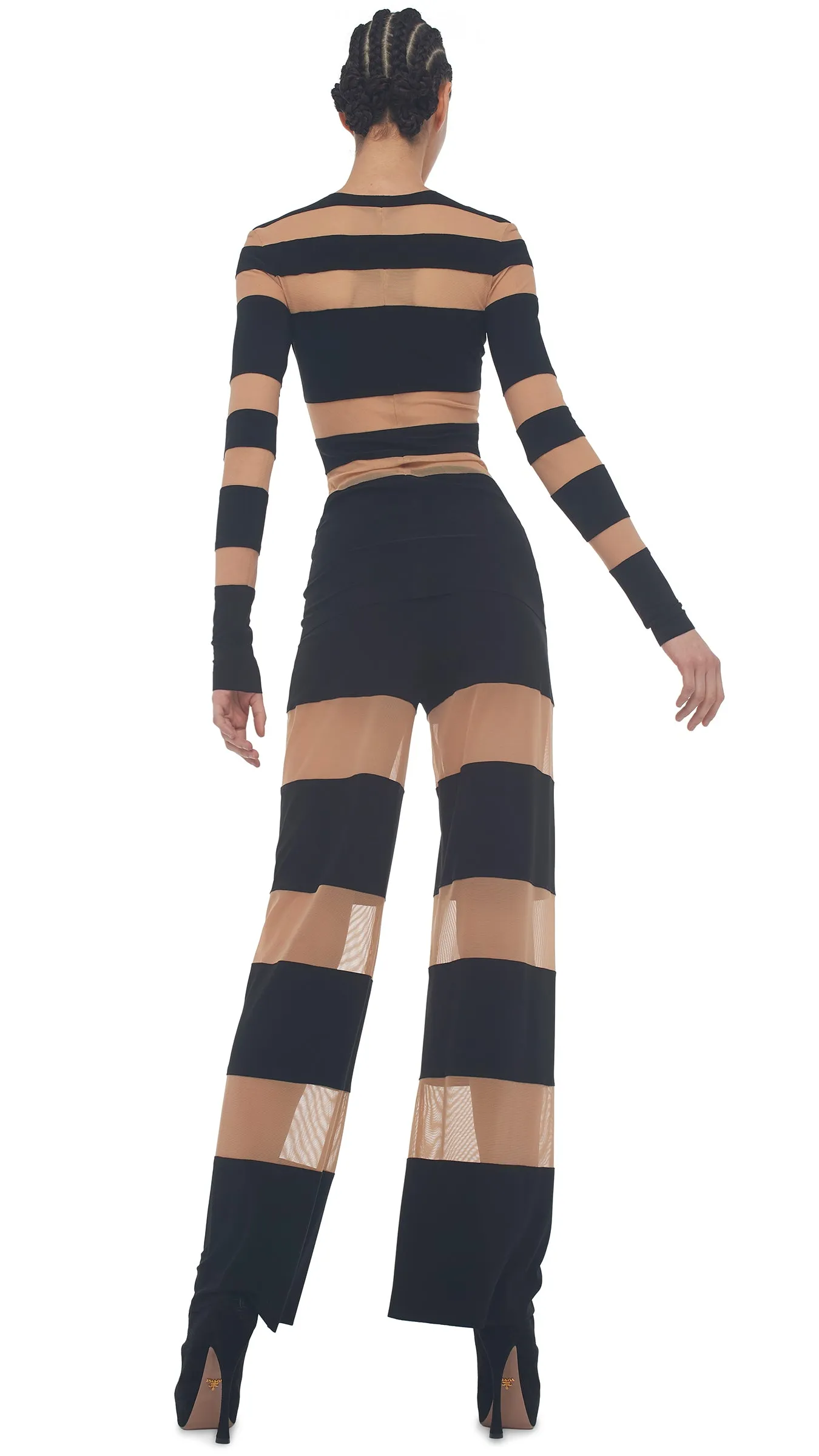 SPLICED STRAIGHT LEG PANT sold by Norma Kamali product image thumbnail 3