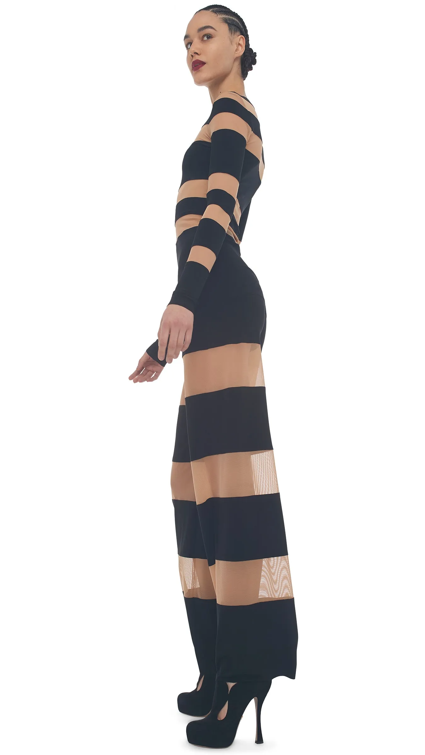 SPLICED STRAIGHT LEG PANT sold by Norma Kamali