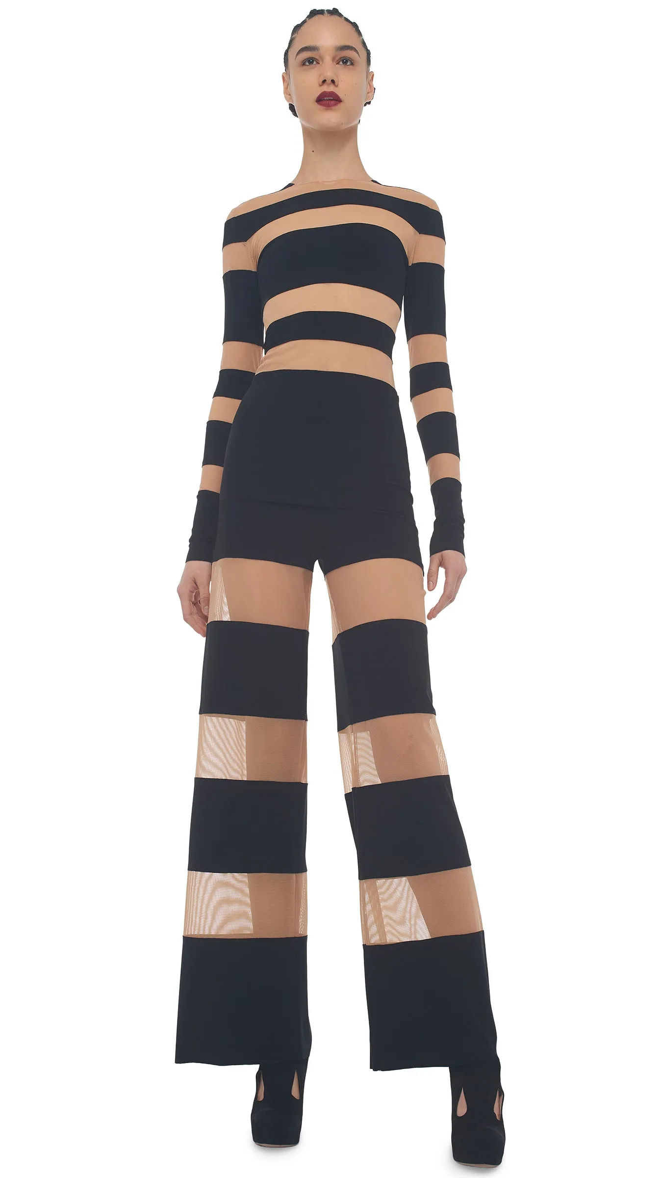 SPLICED STRAIGHT LEG PANT sold by Norma Kamali product image thumbnail 2