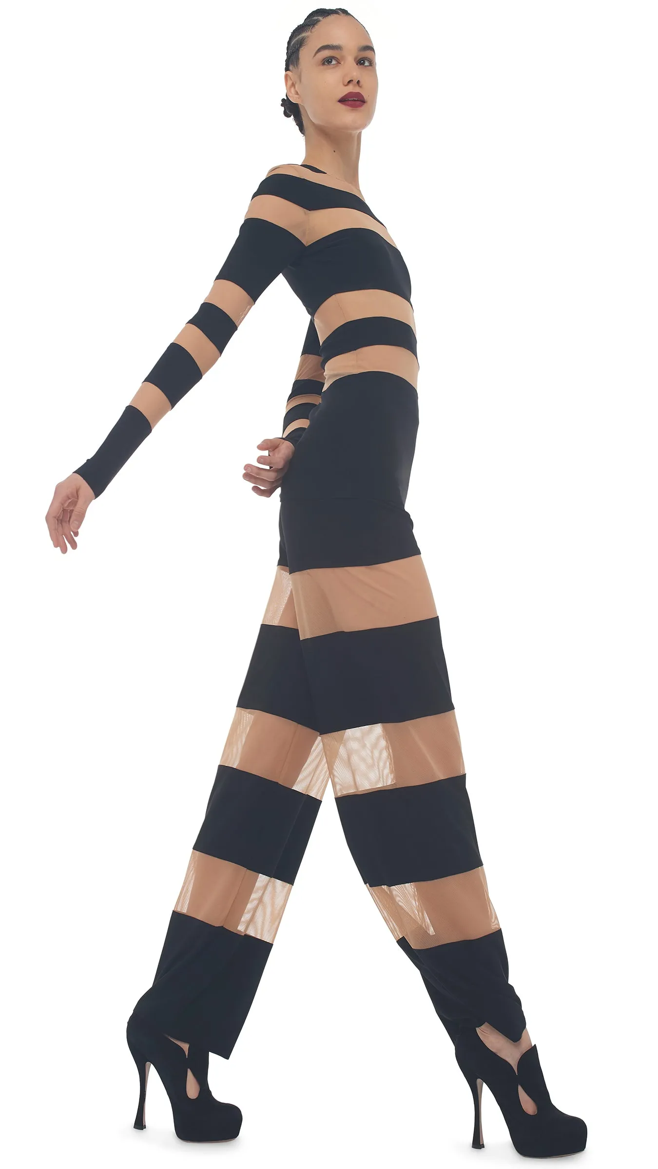 SPLICED STRAIGHT LEG PANT sold by Norma Kamali product image thumbnail 5
