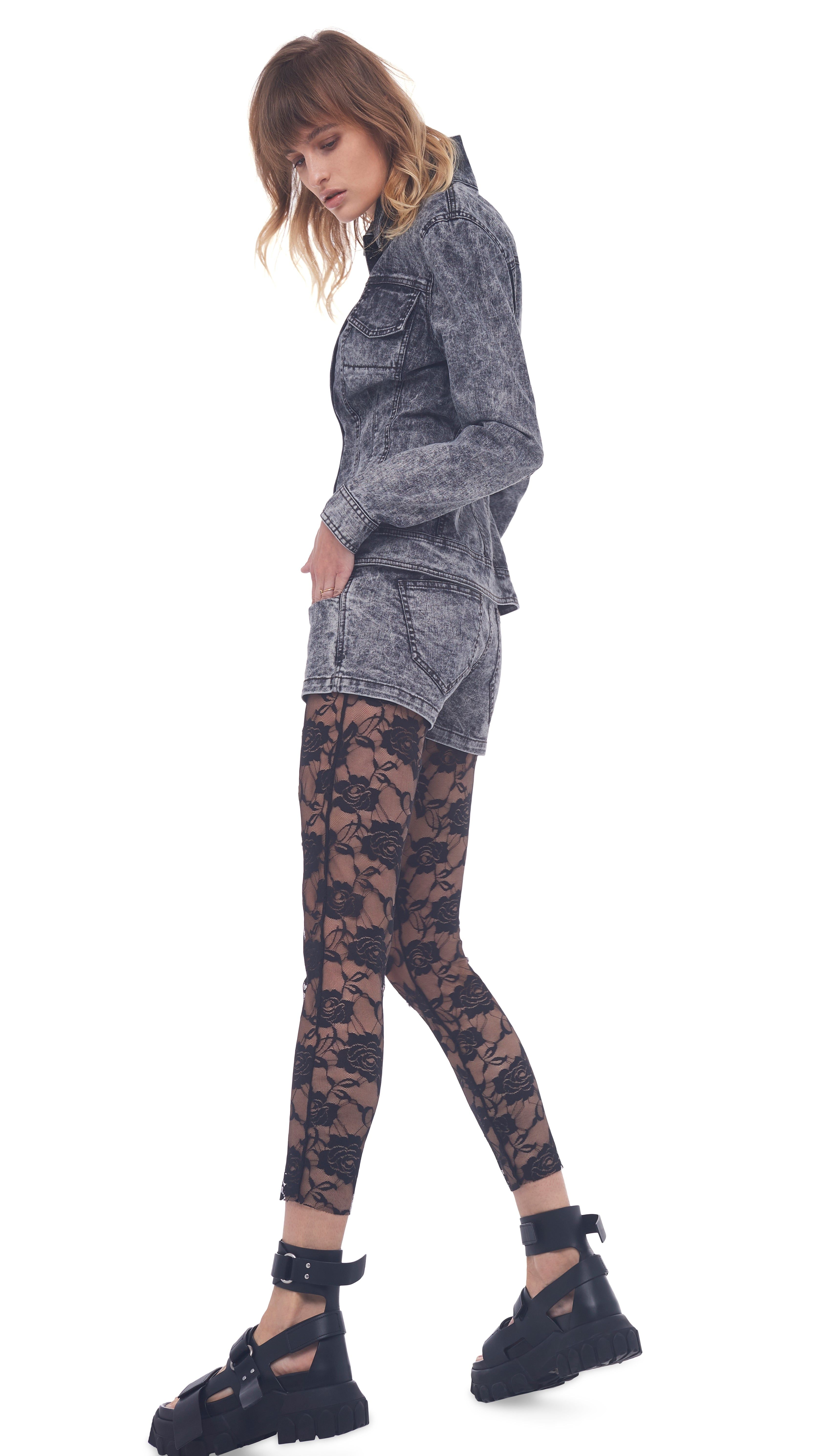 JEANS JACKET sold by Norma Kamali product image thumbnail 6