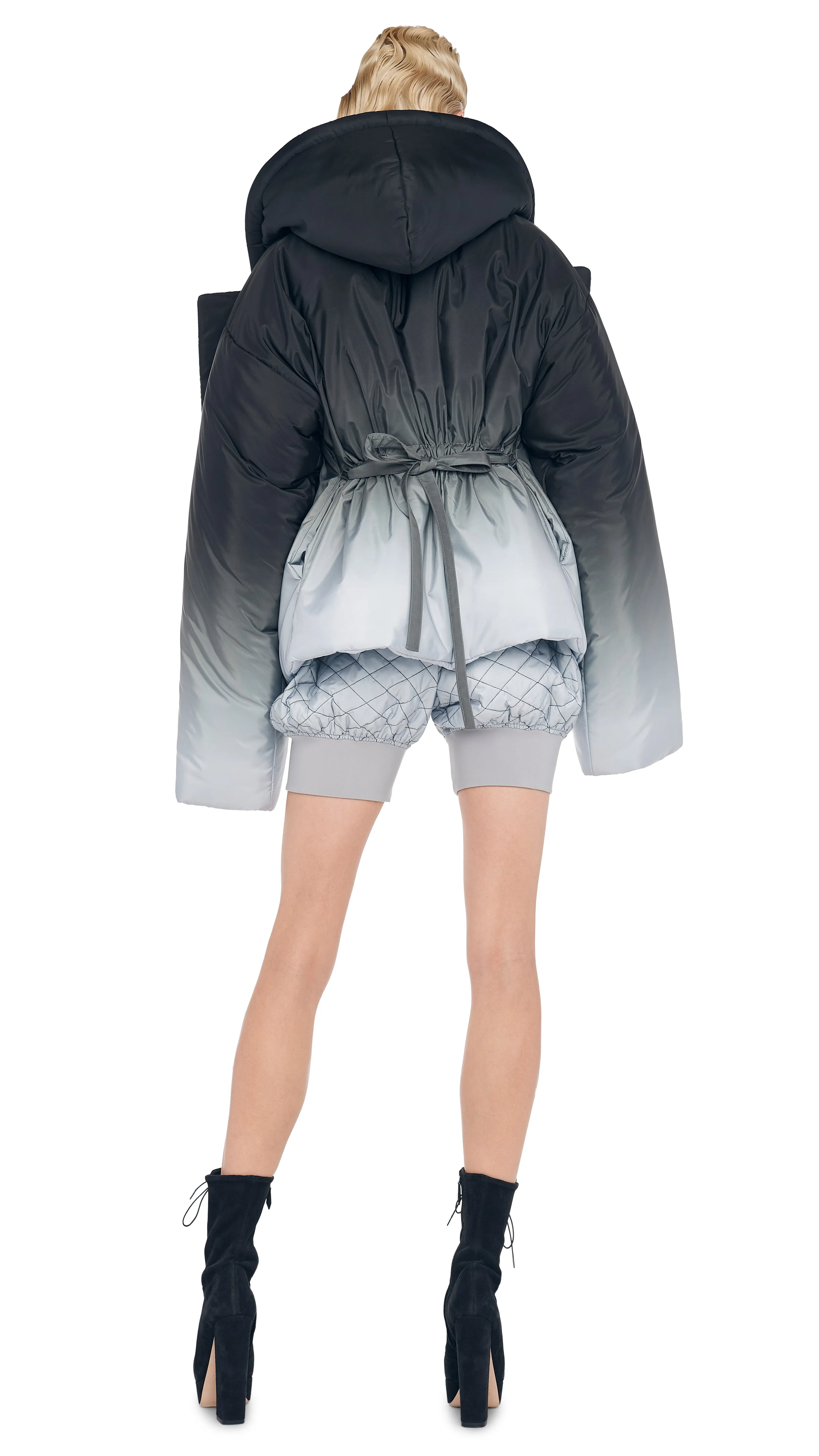 HOODED SLEEPING BAG JACKET sold by Norma Kamali product image thumbnail 3