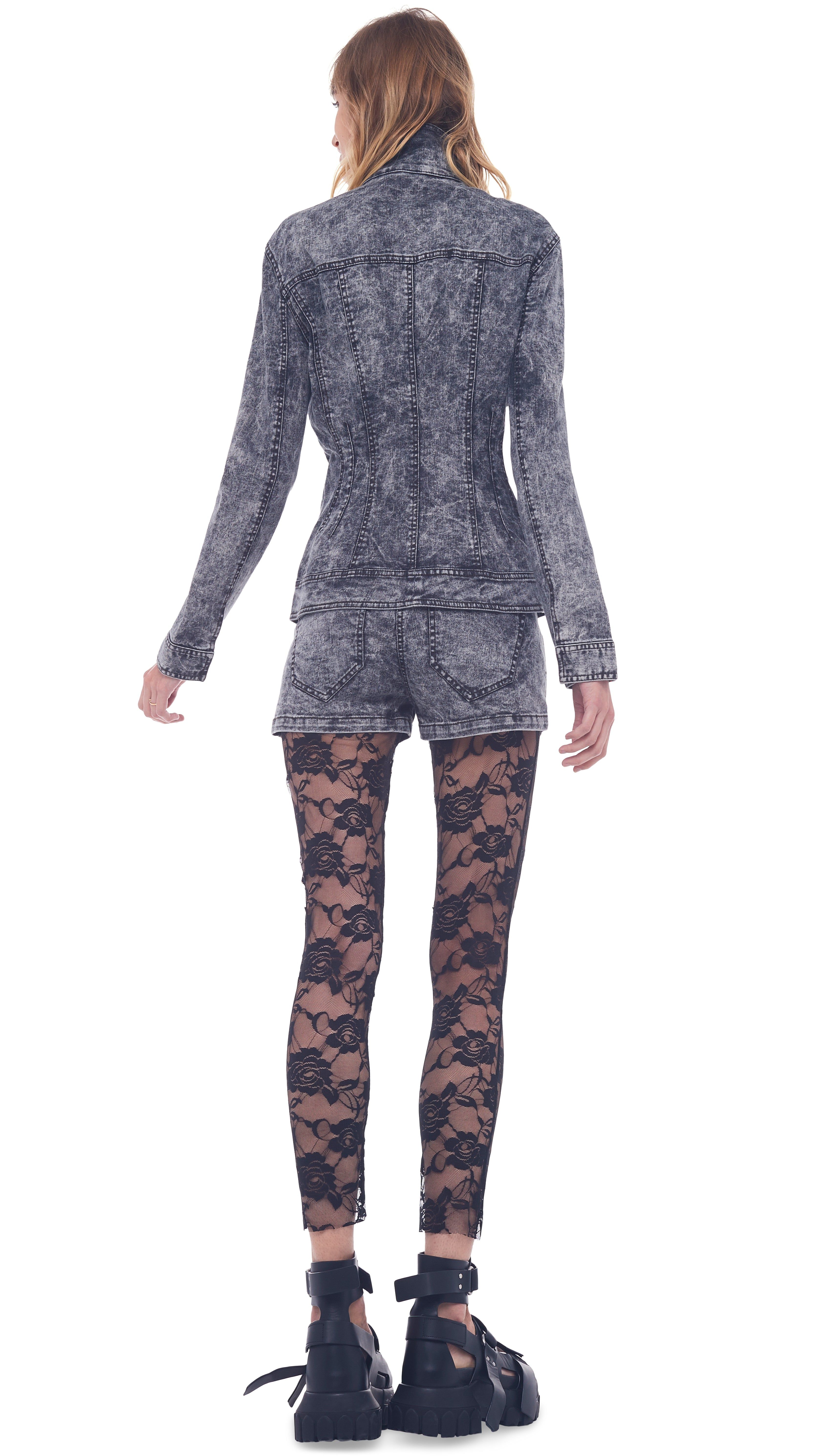 JEANS JACKET sold by Norma Kamali product image thumbnail 3