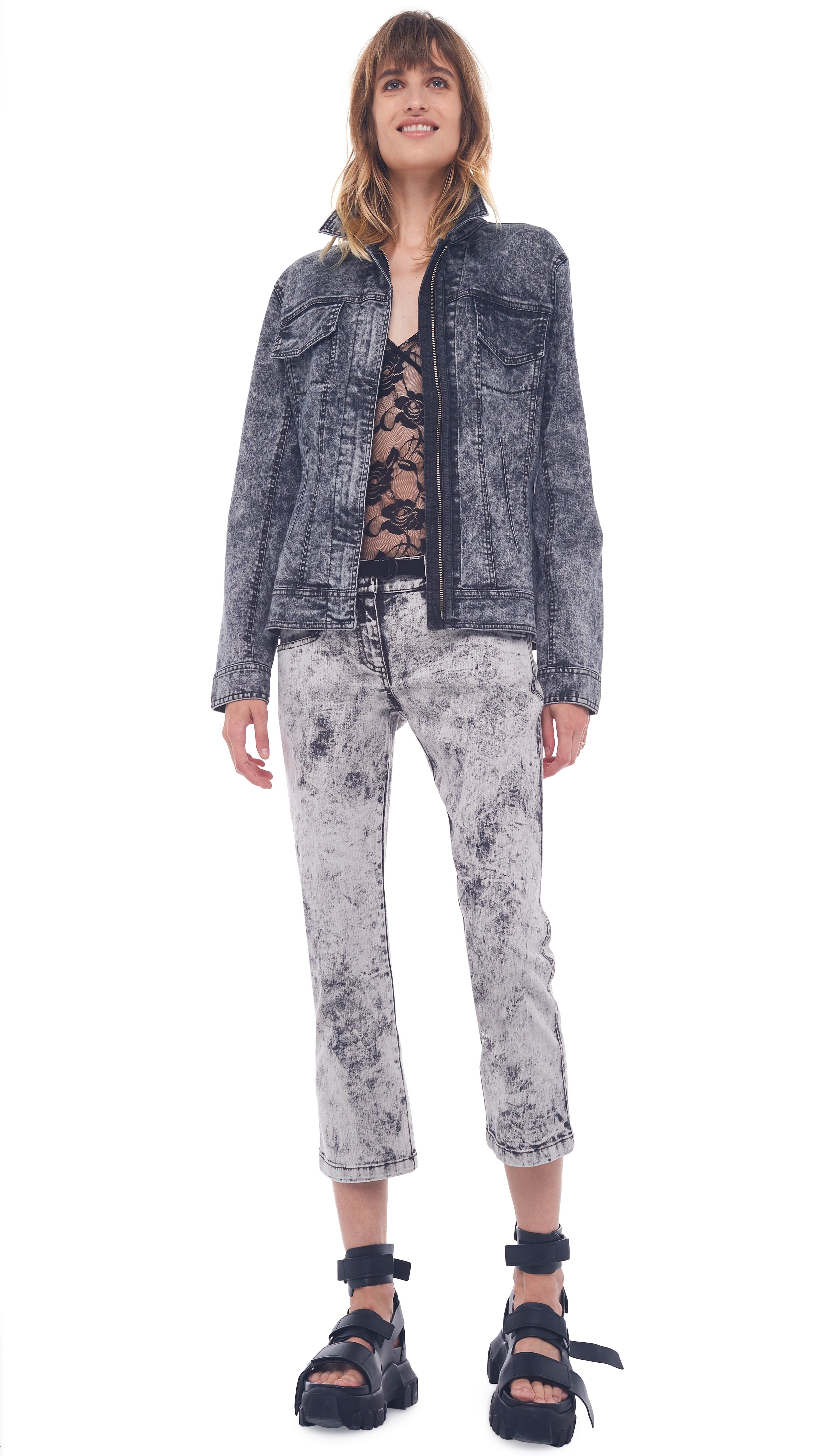 JEANS JACKET sold by Norma Kamali product image thumbnail 7