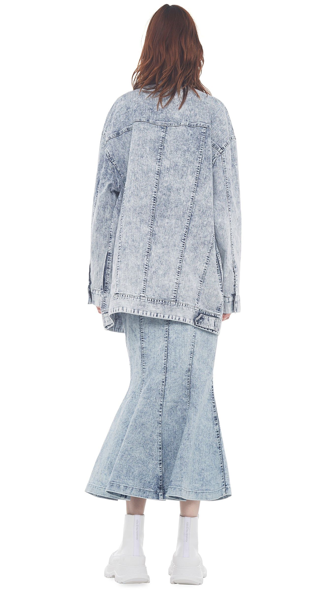 OVERSIZED JEANS JACKET sold by Norma Kamali product image thumbnail 3