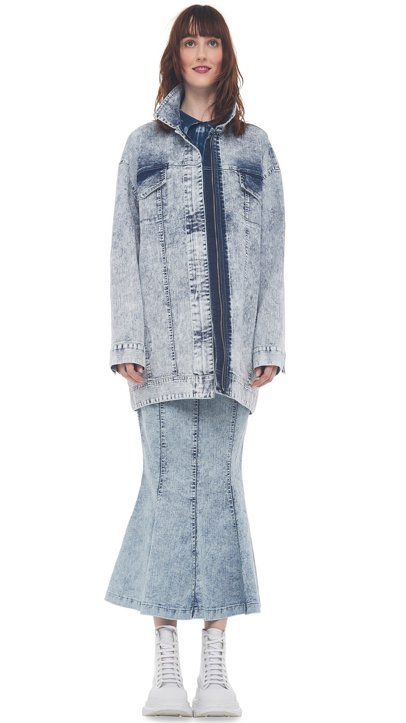 OVERSIZED JEANS JACKET sold by Norma Kamali