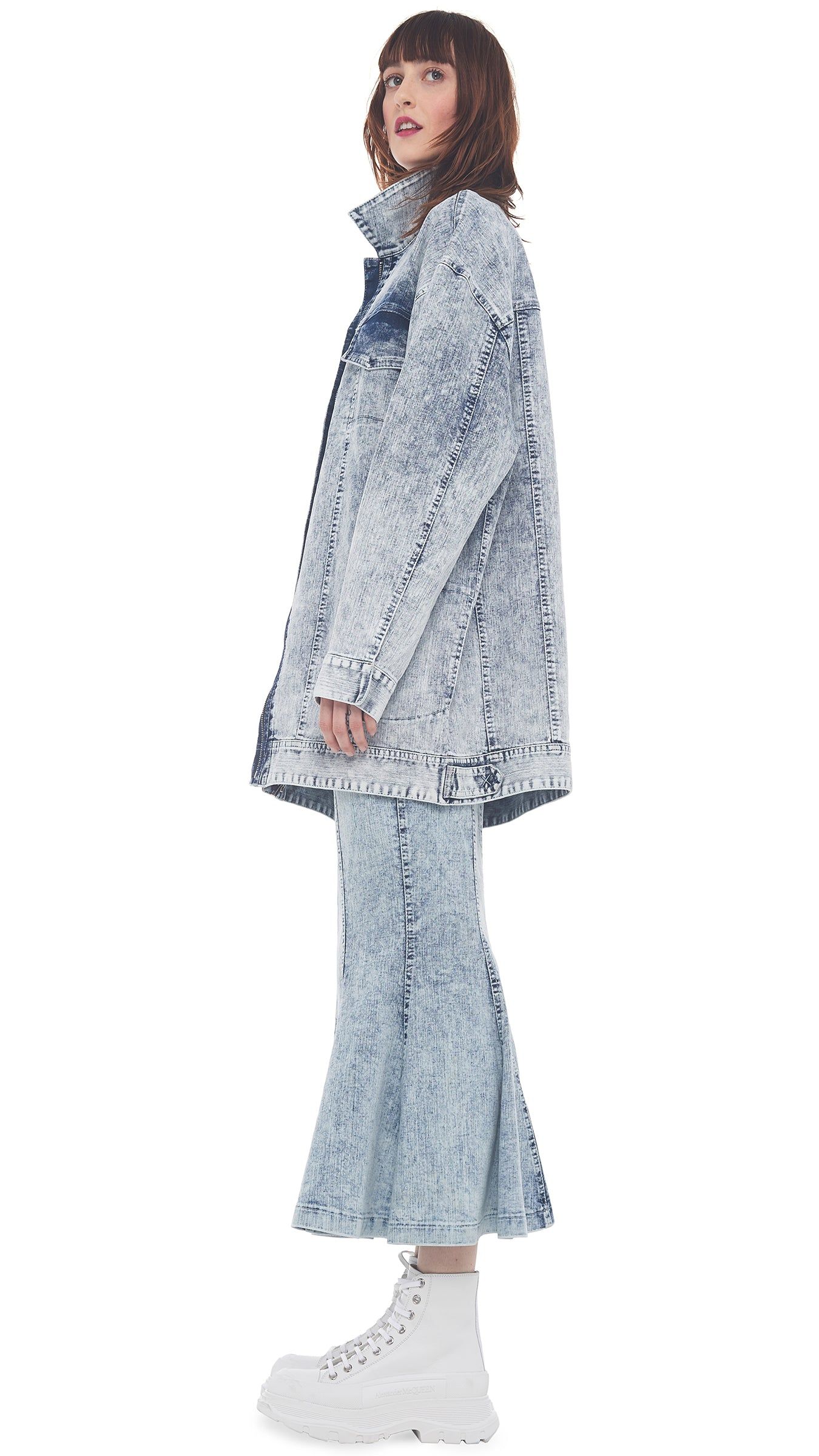 OVERSIZED JEANS JACKET sold by Norma Kamali product image thumbnail 2