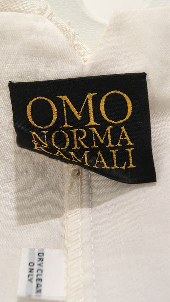 EMBROIDERED PENCIL PANT sold by Norma Kamali product image thumbnail 3