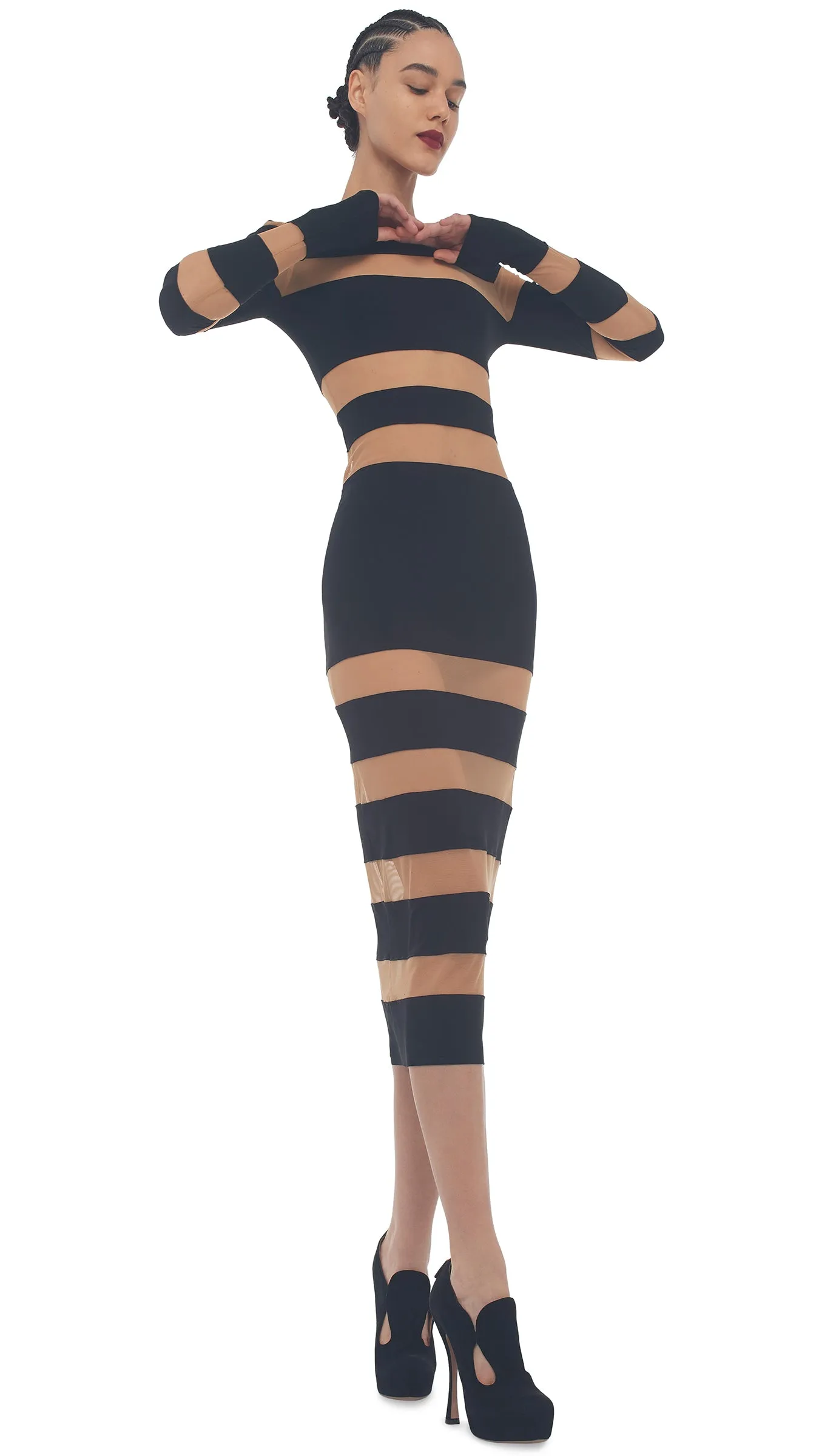 SPLICED DRESS sold by Norma Kamali product image thumbnail 4