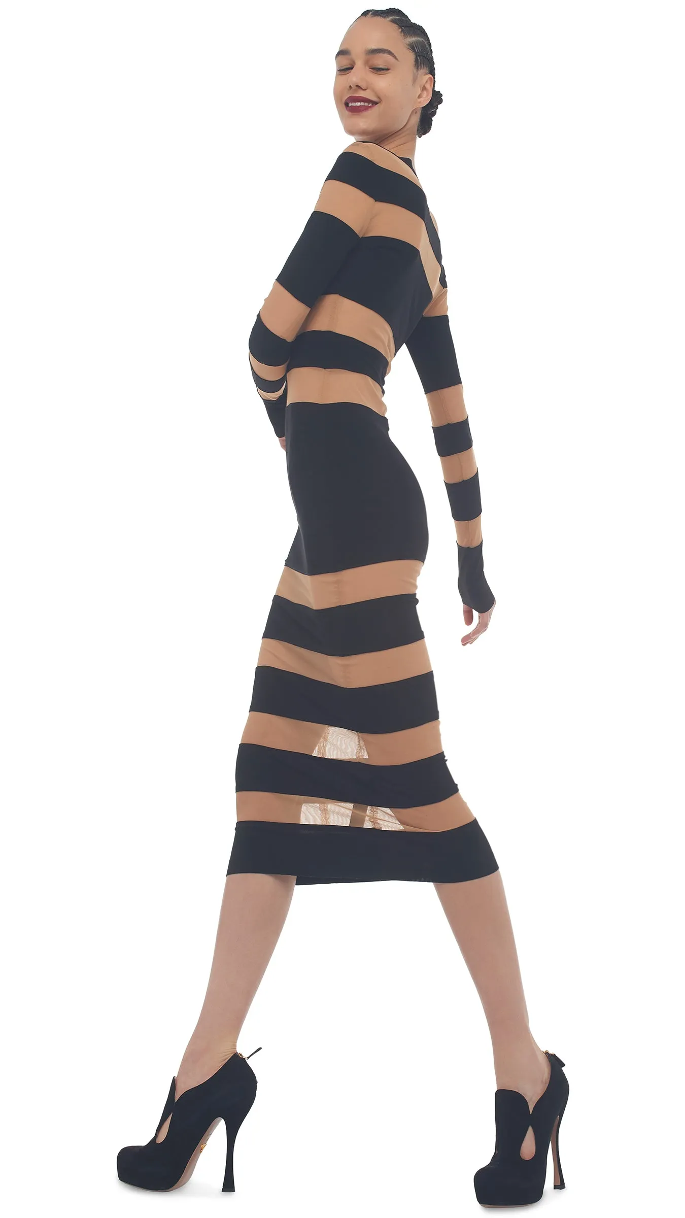 SPLICED DRESS sold by Norma Kamali product image thumbnail 5