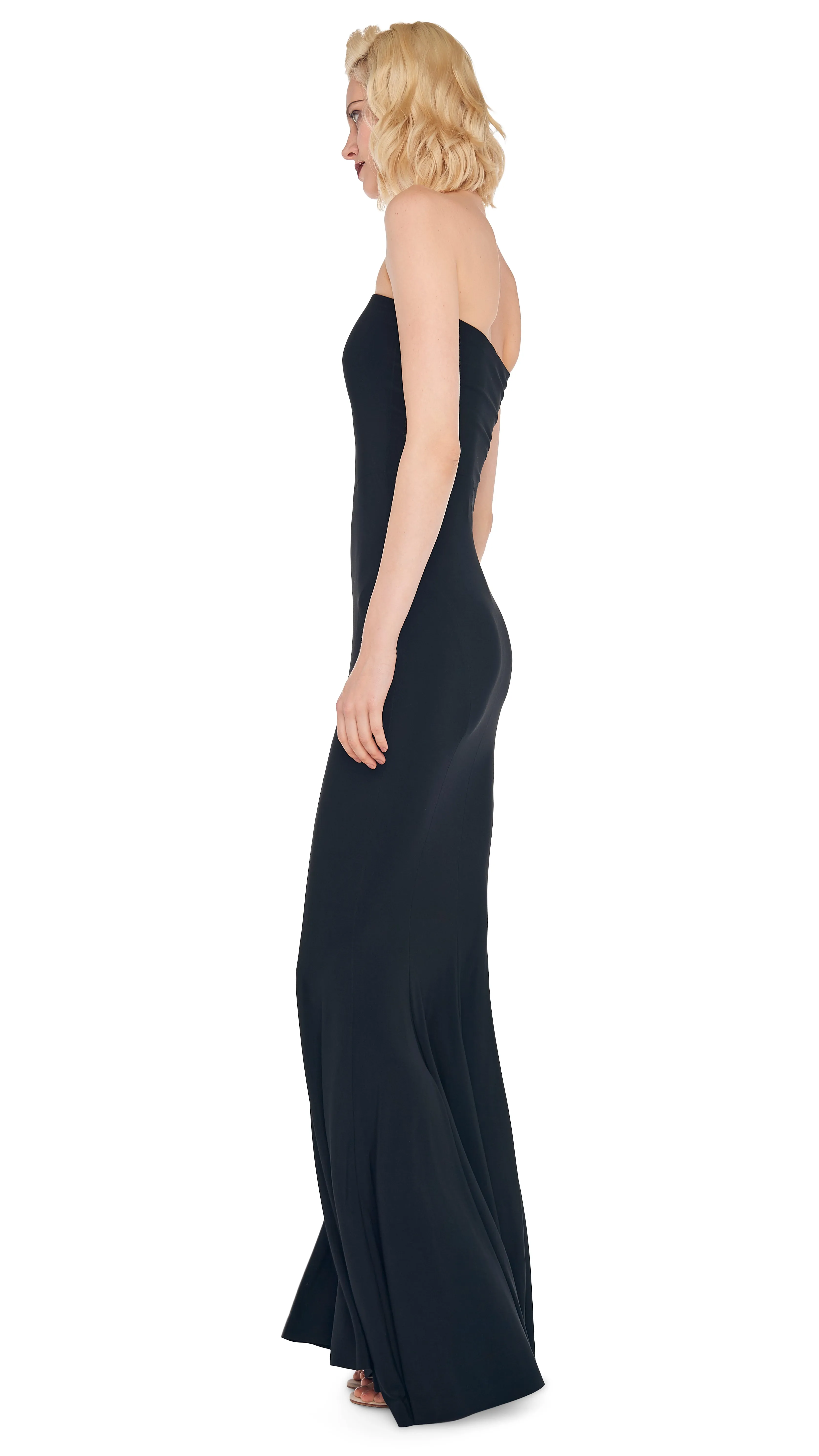 STRAPLESS FISHTAIL GOWN sold by Norma Kamali product image thumbnail 2
