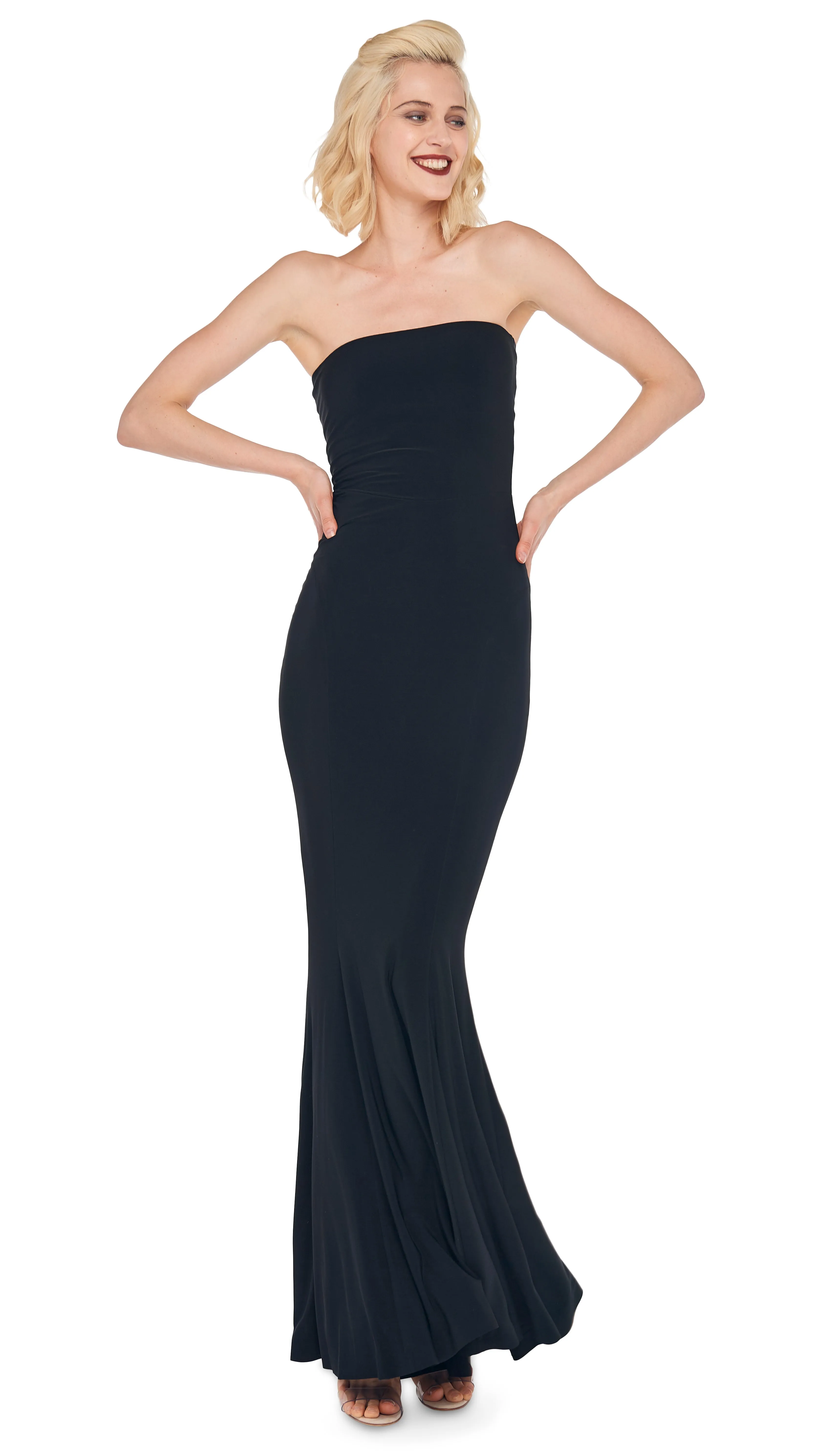 STRAPLESS FISHTAIL GOWN sold by Norma Kamali product image thumbnail 4