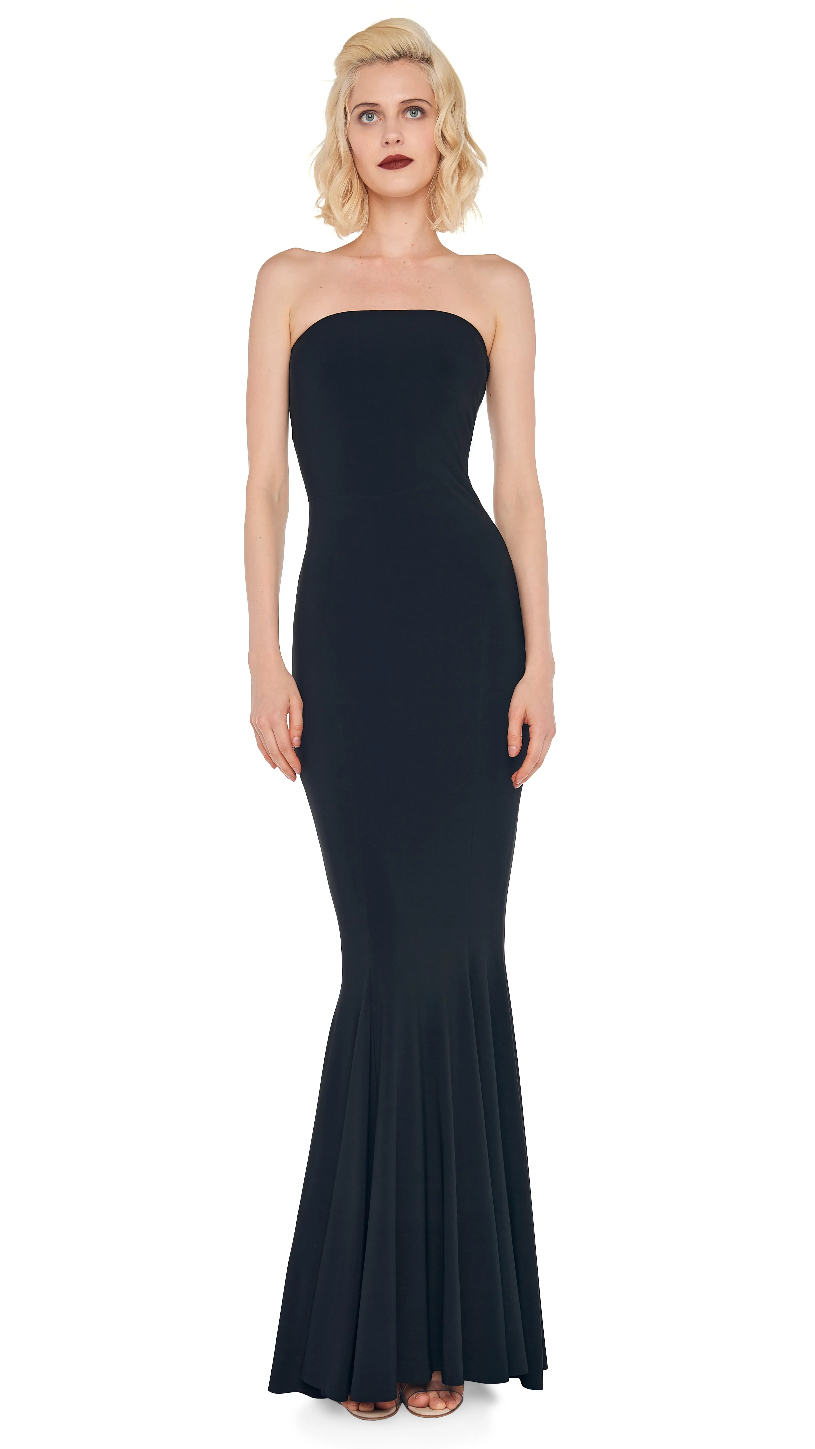 STRAPLESS FISHTAIL GOWN sold by Norma Kamali